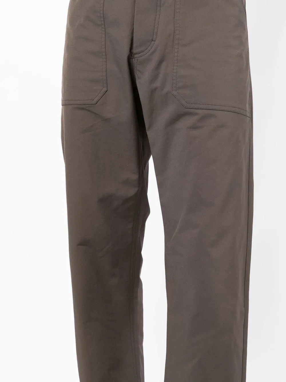 High-Rise Straight-Leg Trousers