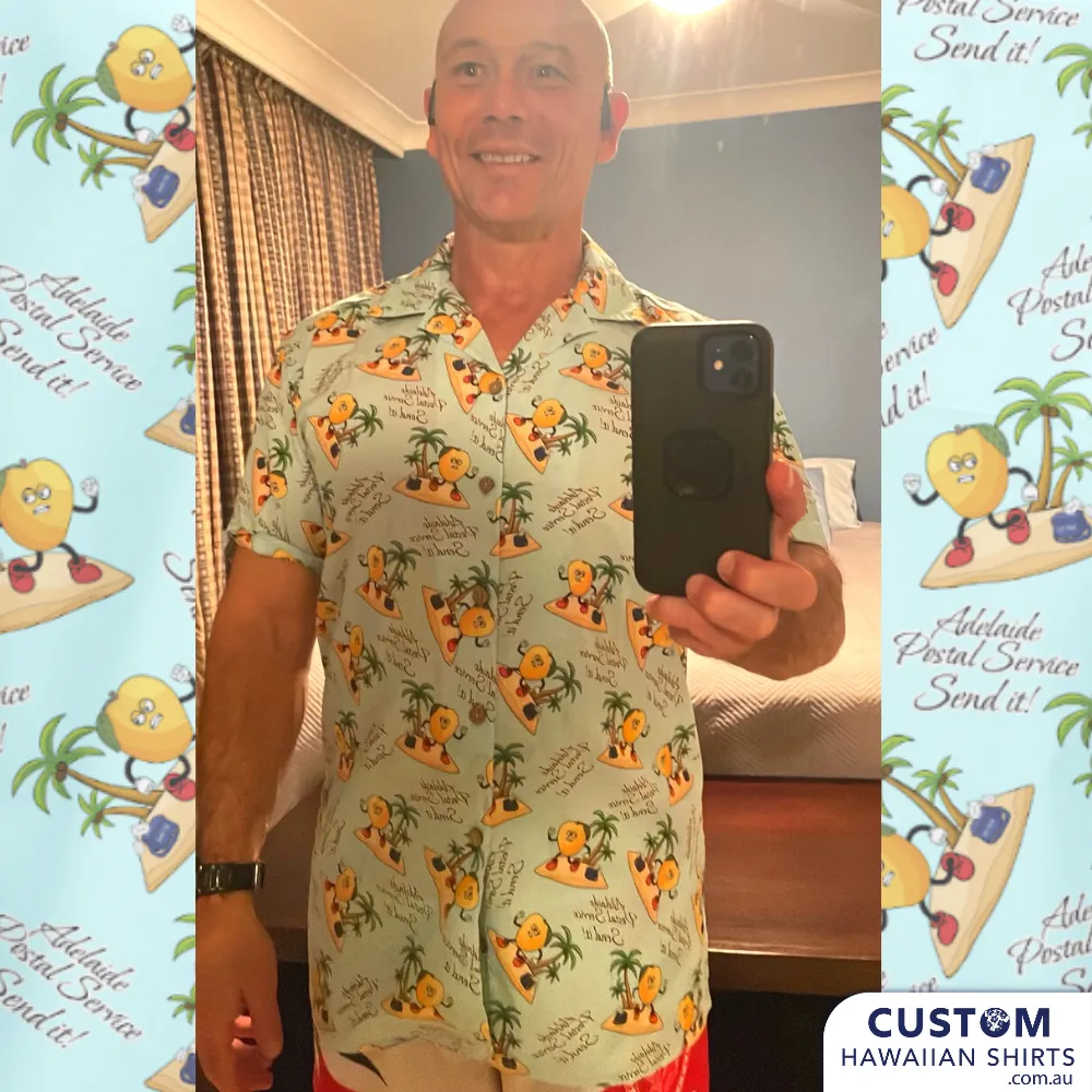 HMAS Adelaide, Adelaide Postal Service, SA - Hawaiian Military Shirts
