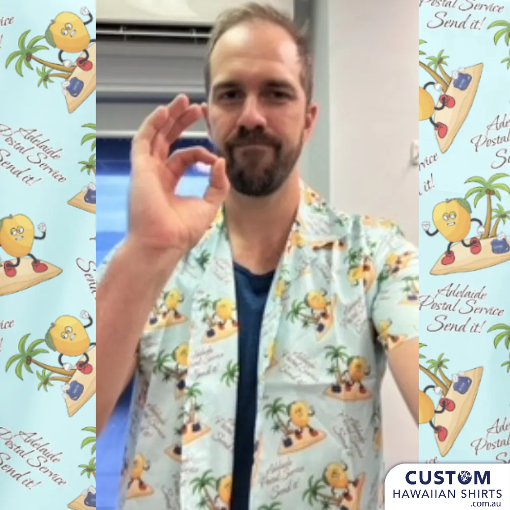 HMAS Adelaide, Adelaide Postal Service, SA - Hawaiian Military Shirts