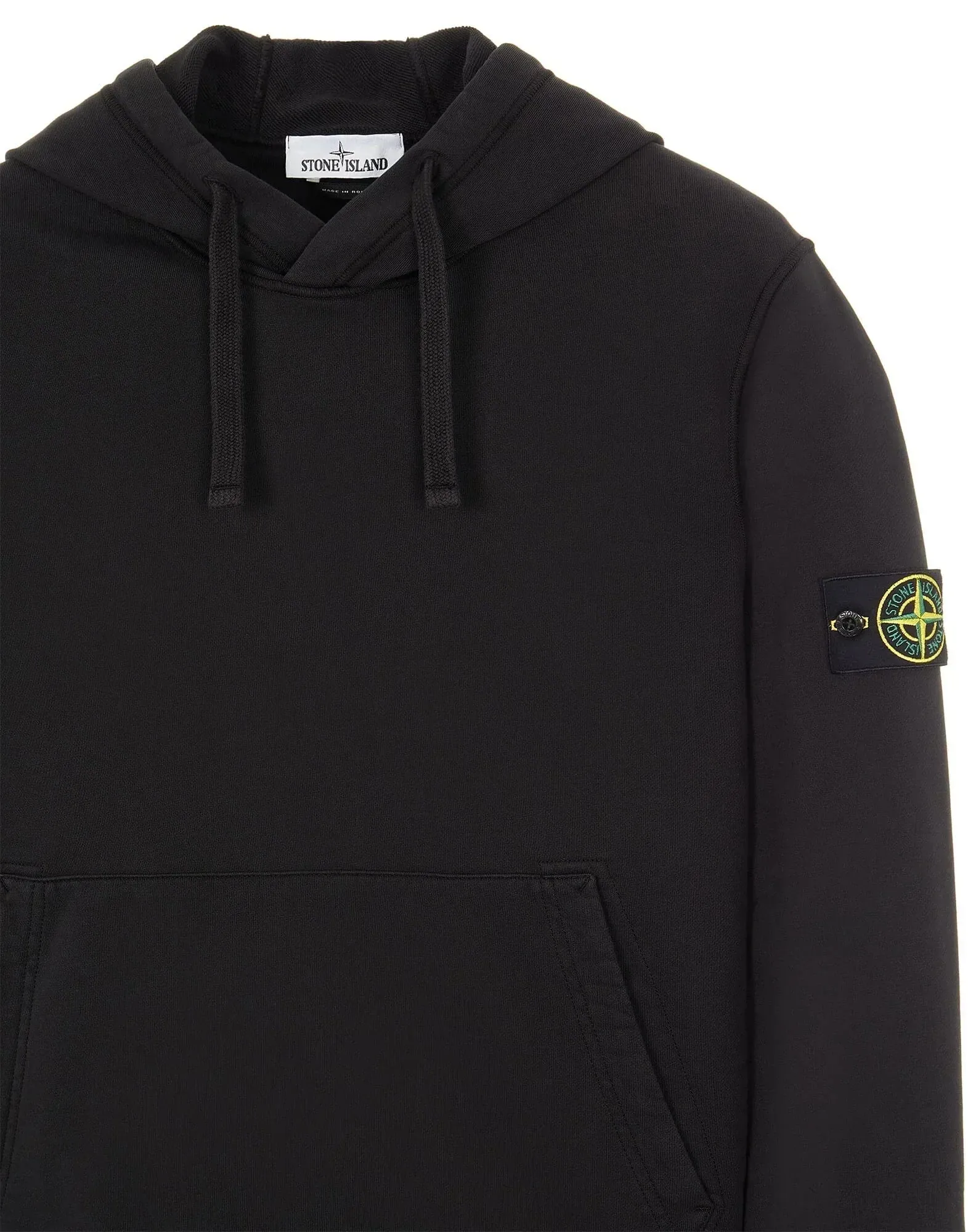Hooded sweatshirt in cotton fleece