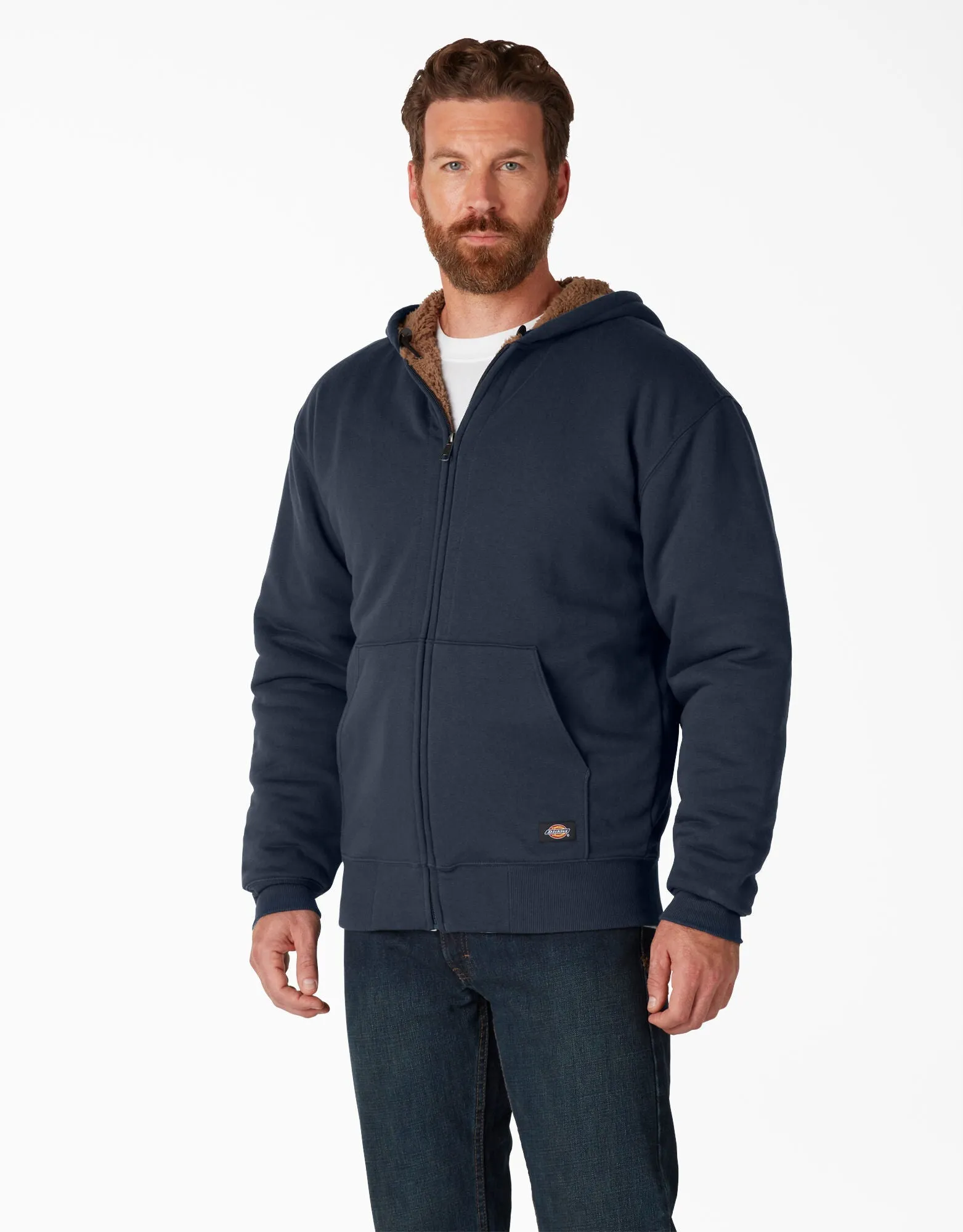 Hoodie - Dickies High Pile Fleece Lined Full Zip Hoodie, TW457