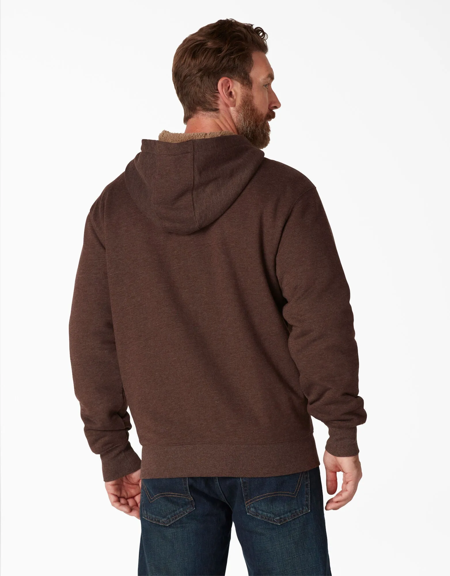 Hoodie - Dickies High Pile Fleece Lined Full Zip Hoodie, TW457