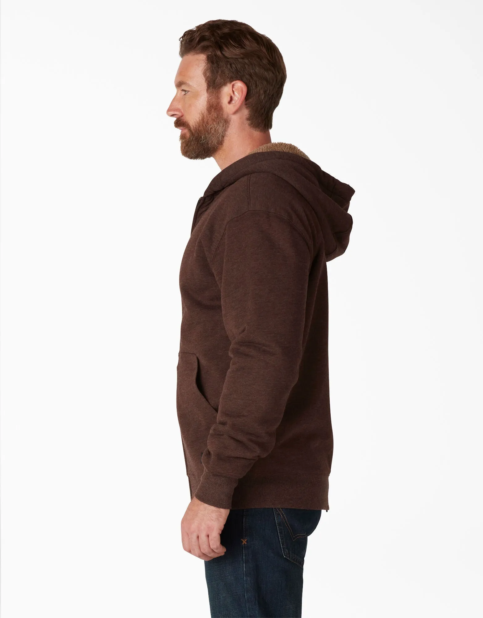 Hoodie - Dickies High Pile Fleece Lined Full Zip Hoodie, TW457