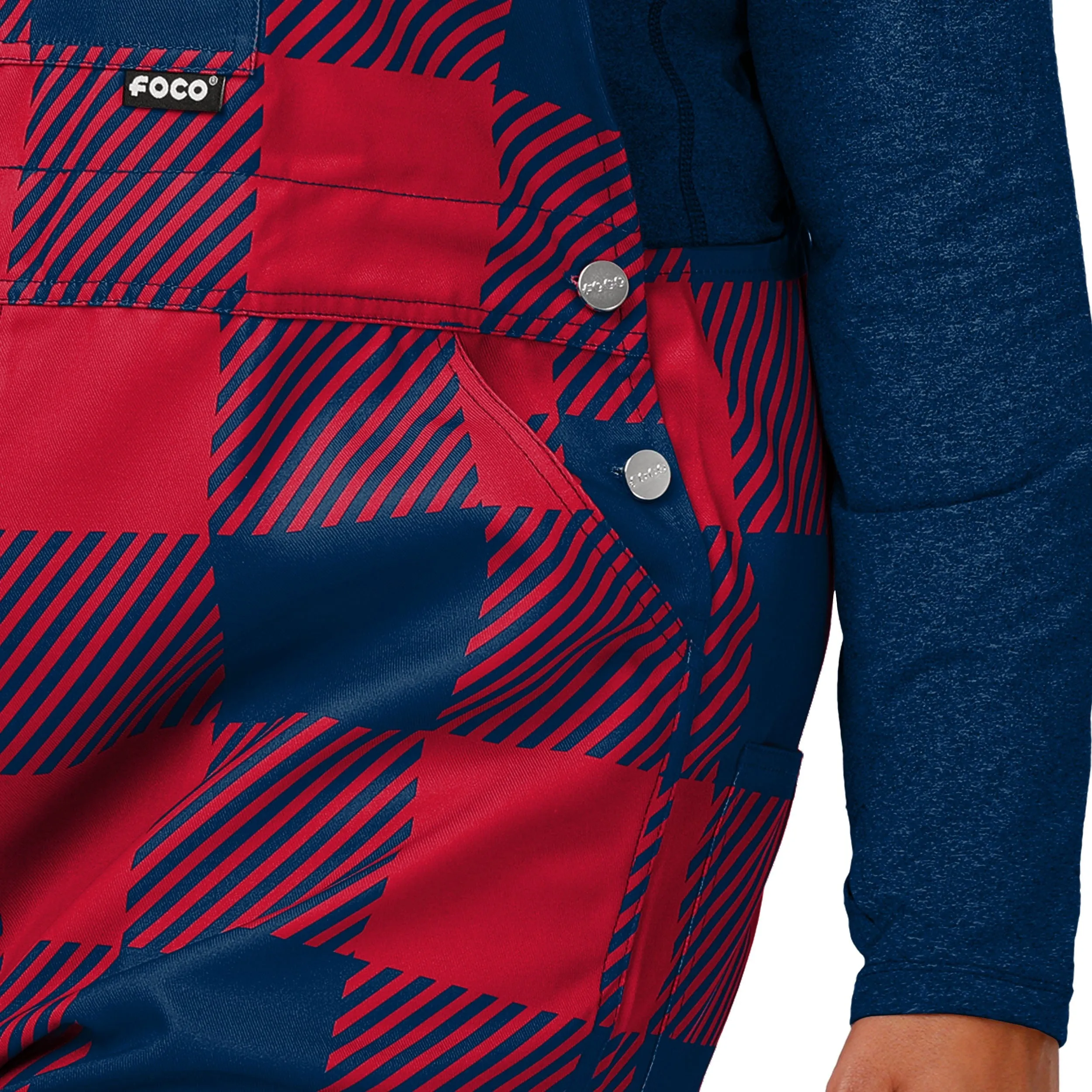 Houston Texans NFL Womens Plaid Bib Overalls