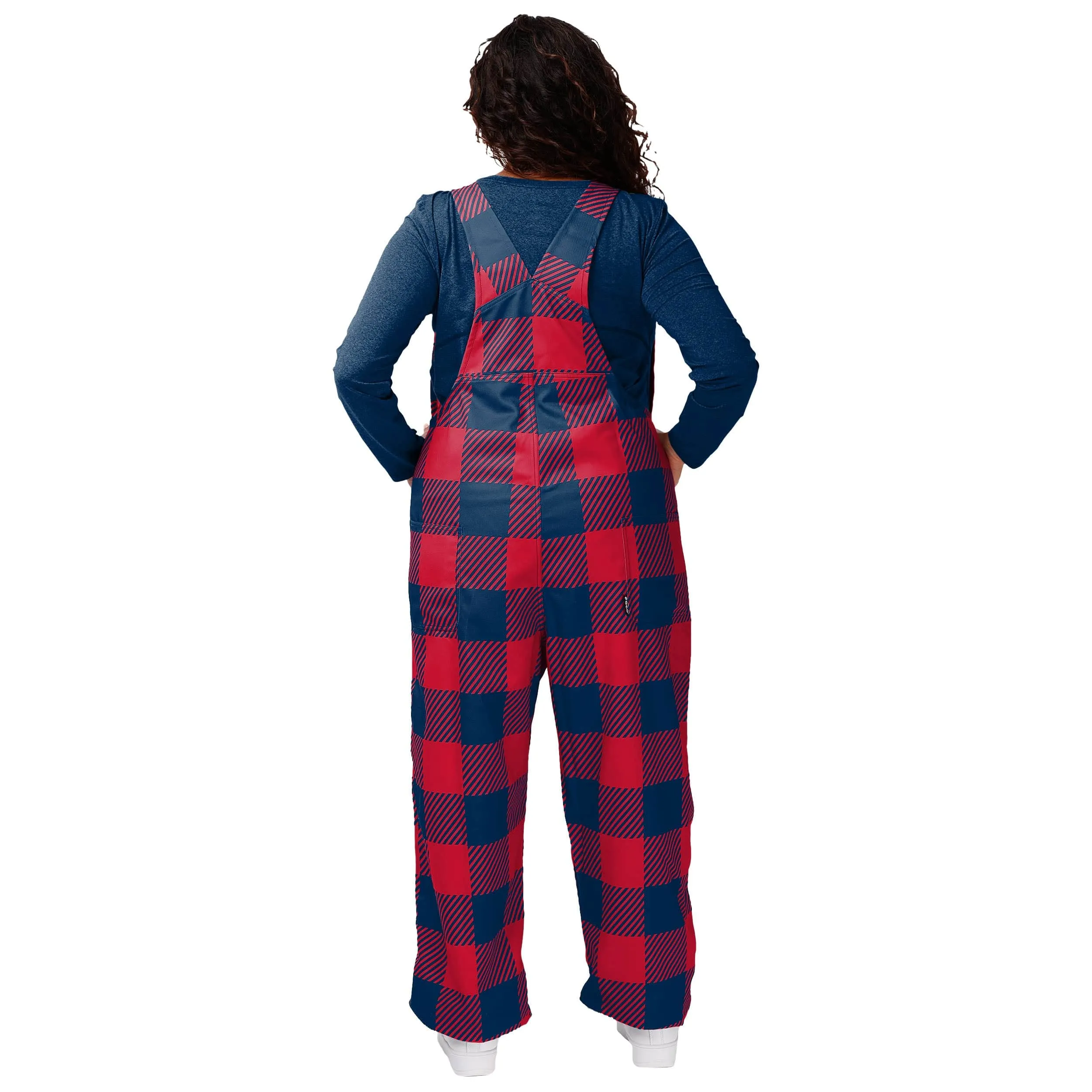 Houston Texans NFL Womens Plaid Bib Overalls