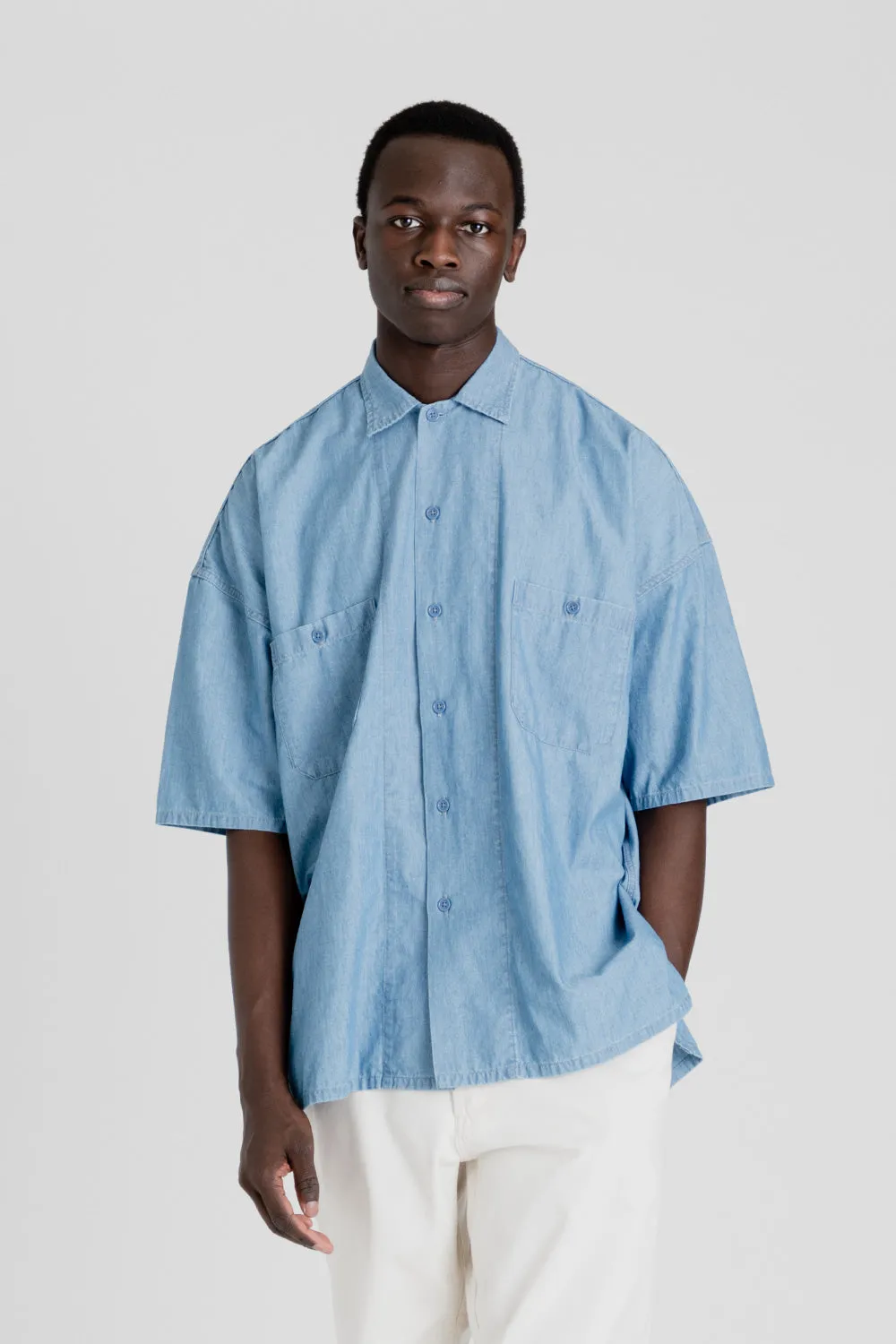 H/S Wind Chambray Shirt - Indigo