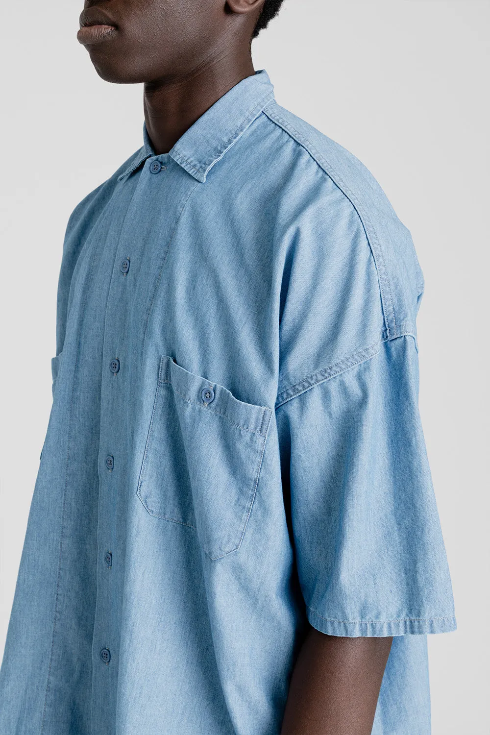 H/S Wind Chambray Shirt - Indigo