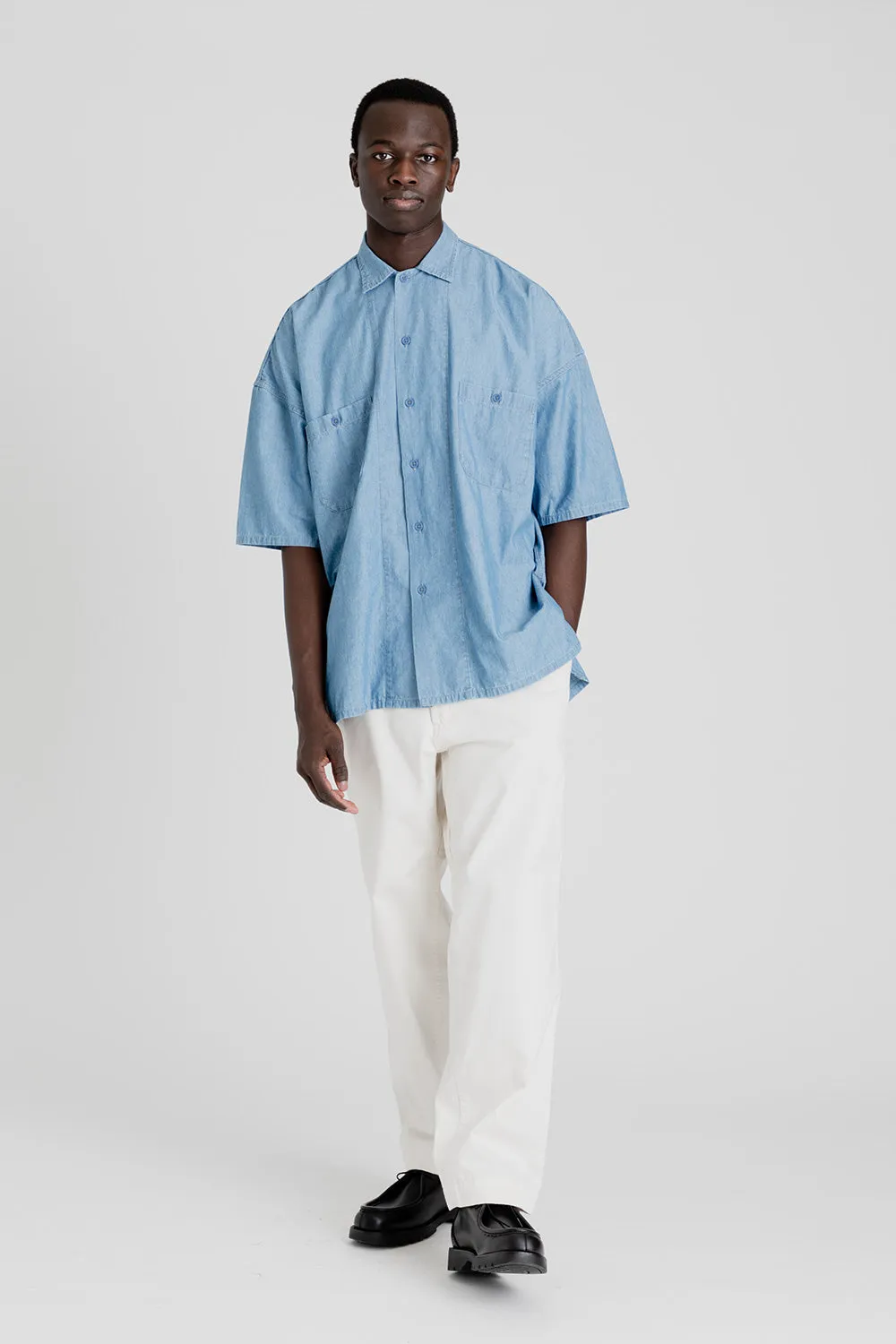 H/S Wind Chambray Shirt - Indigo