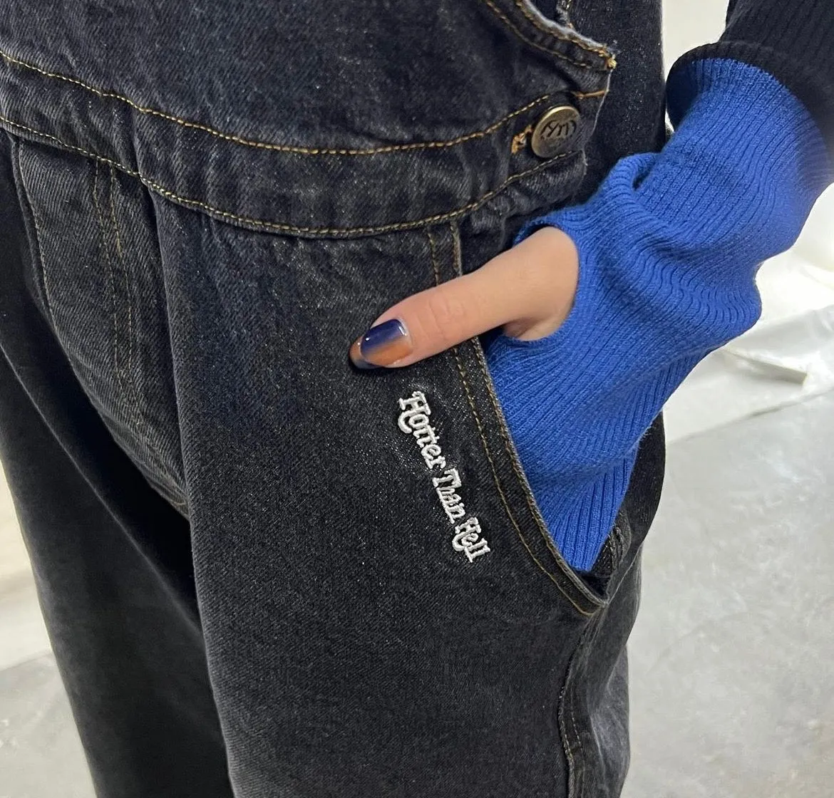HTH denim overalls