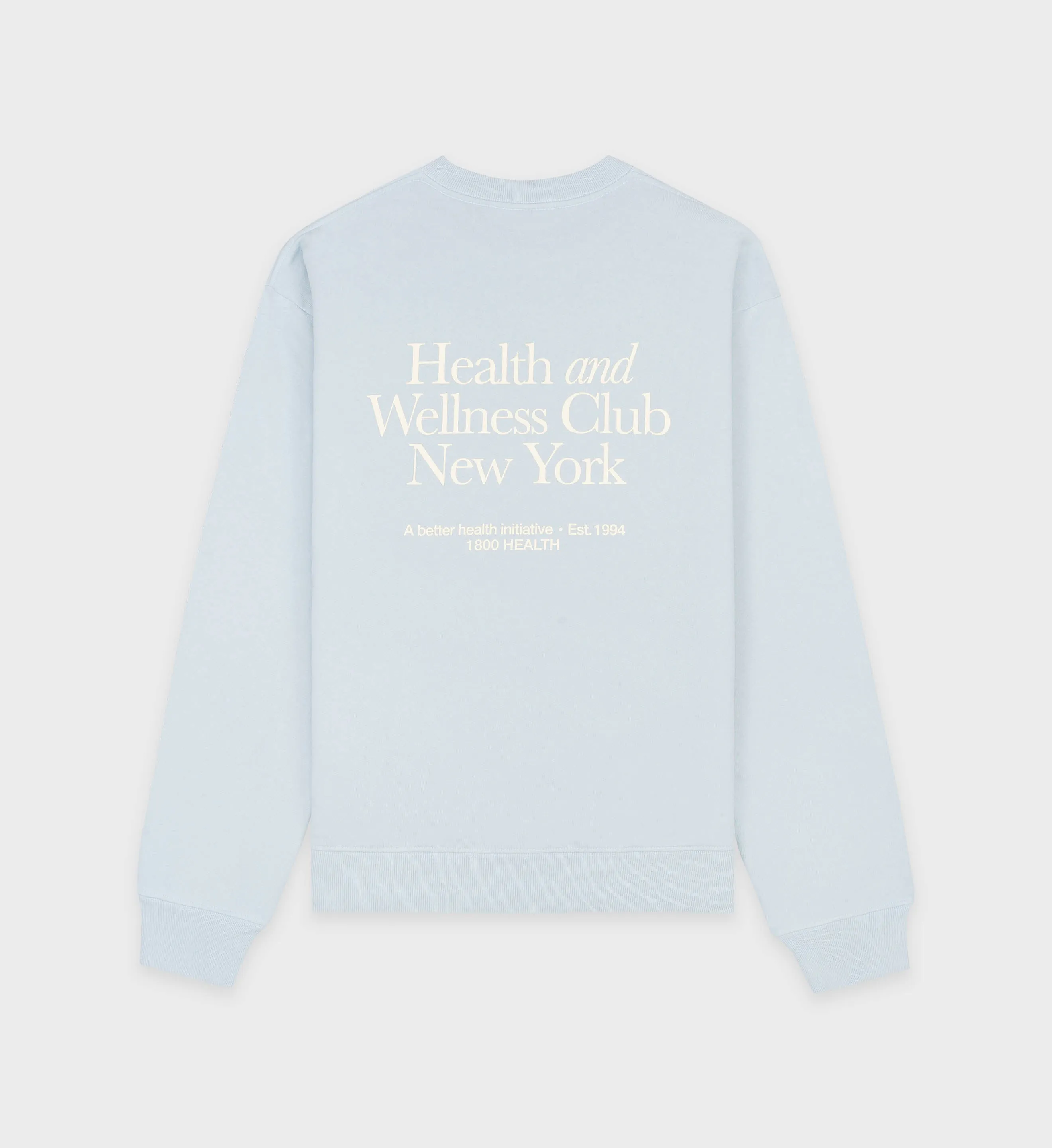 HWCNY Crewneck - Baby Blue/Cream