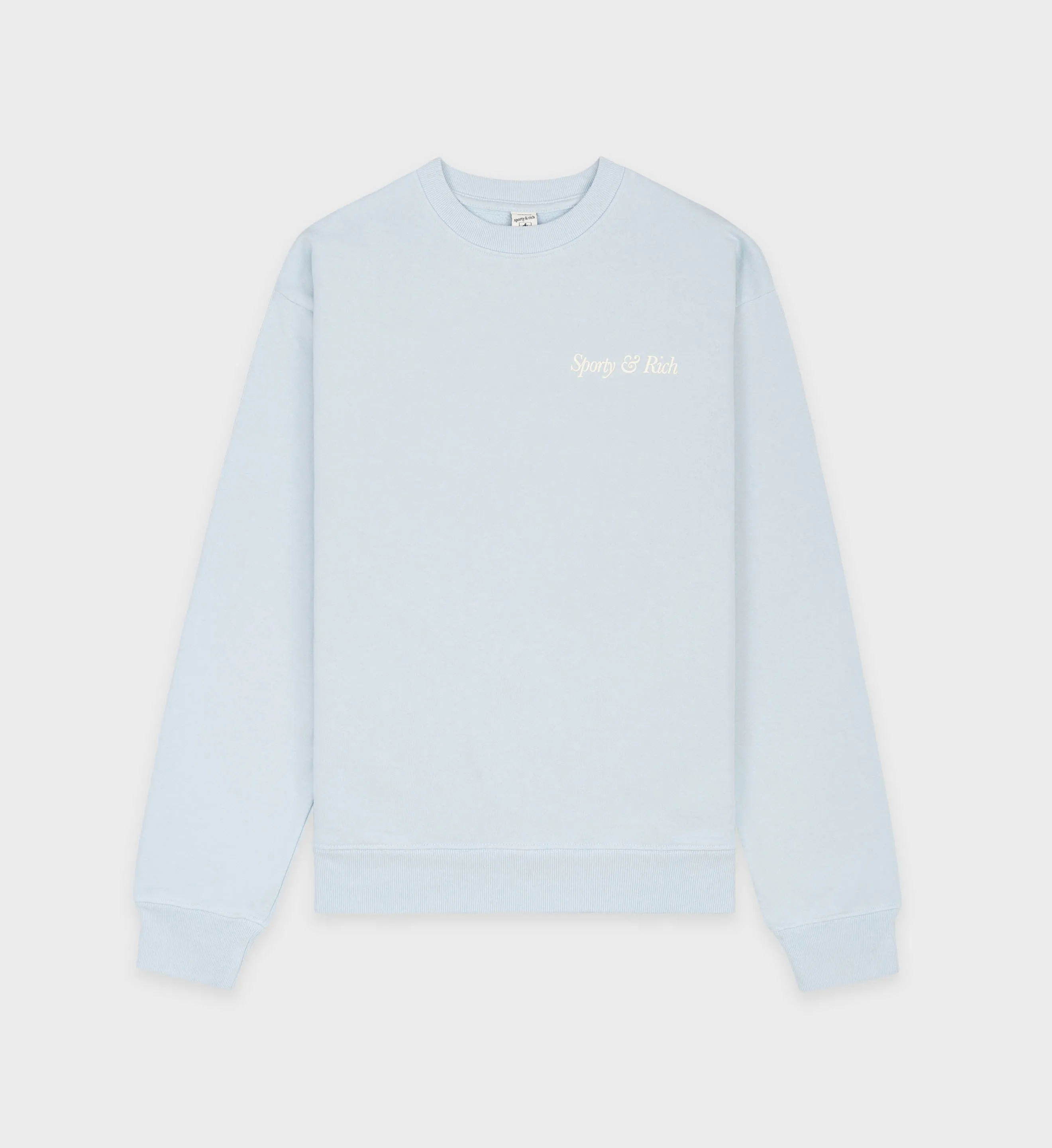 HWCNY Crewneck - Baby Blue/Cream