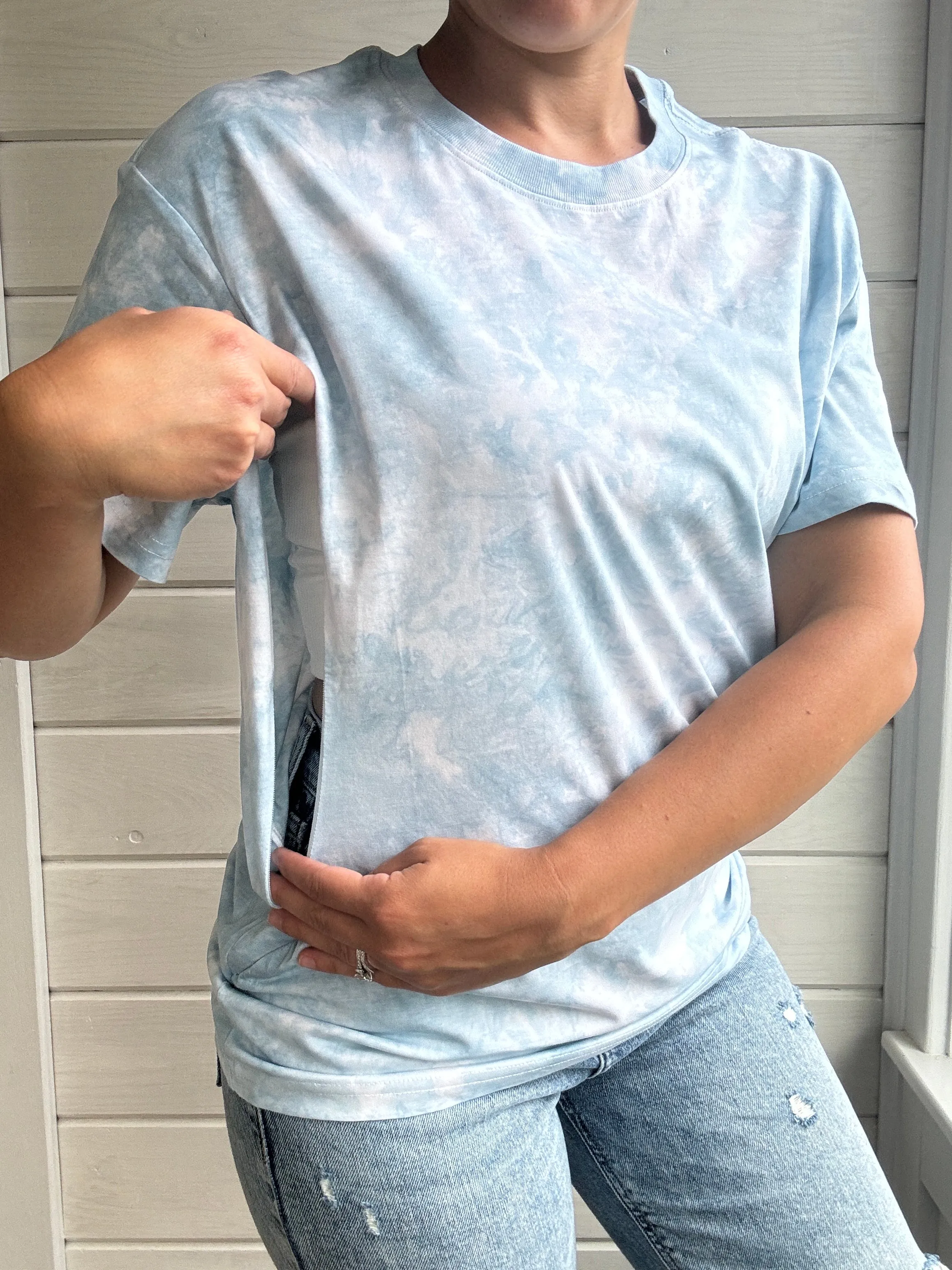 Hydrate & Mind Your Business Tie-Dye Comfort Tee