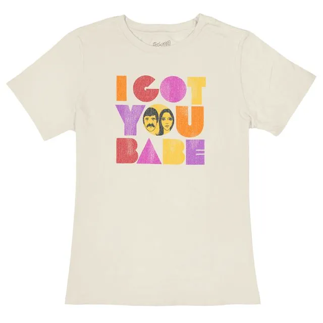 I Got You Babe (Sonny & Cher) 100% Cotton Women's Tee