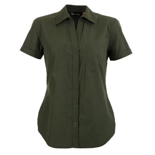 Identitee Women's Military Harley Short Sleeve Shirt