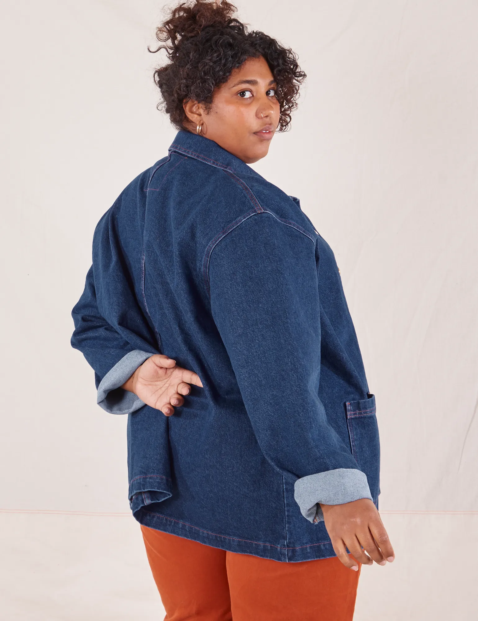 Indigo Denim Work Jacket - Dark Wash