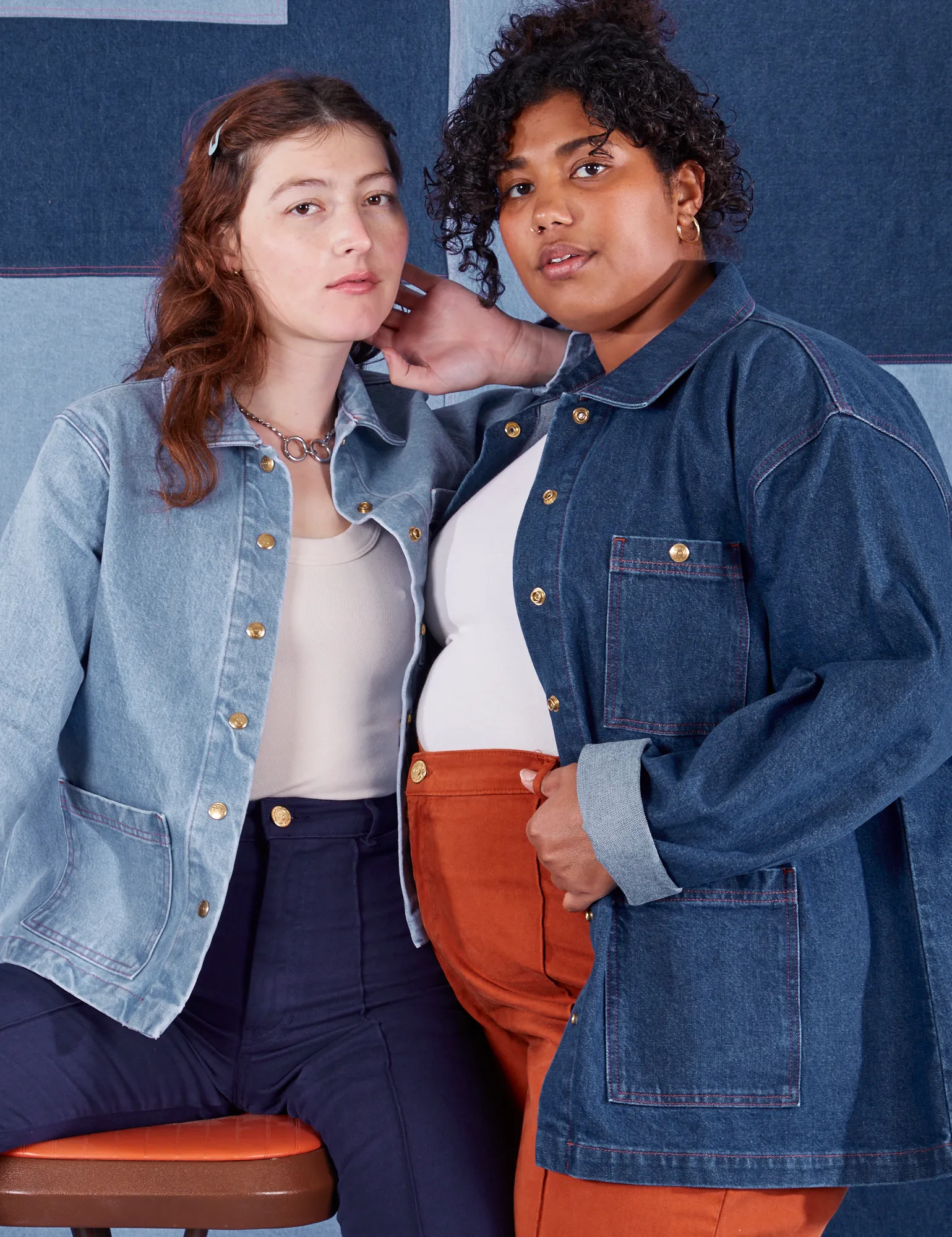 Indigo Denim Work Jacket - Dark Wash