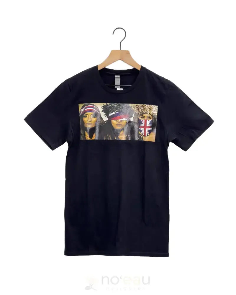 ISLAND DYNASTY - 3 Wāhine Black T-Shirt