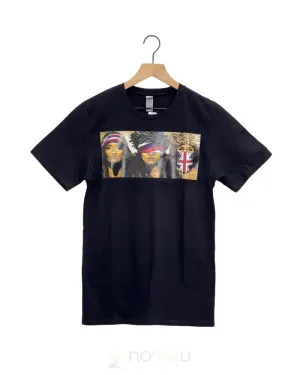 ISLAND DYNASTY - 3 Wāhine Black T-Shirt