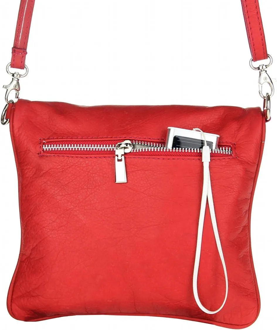 Italian Women's Fringe Leather Nappa Leather Ladies Bag Leather Bag Shoulder Bag Clutch