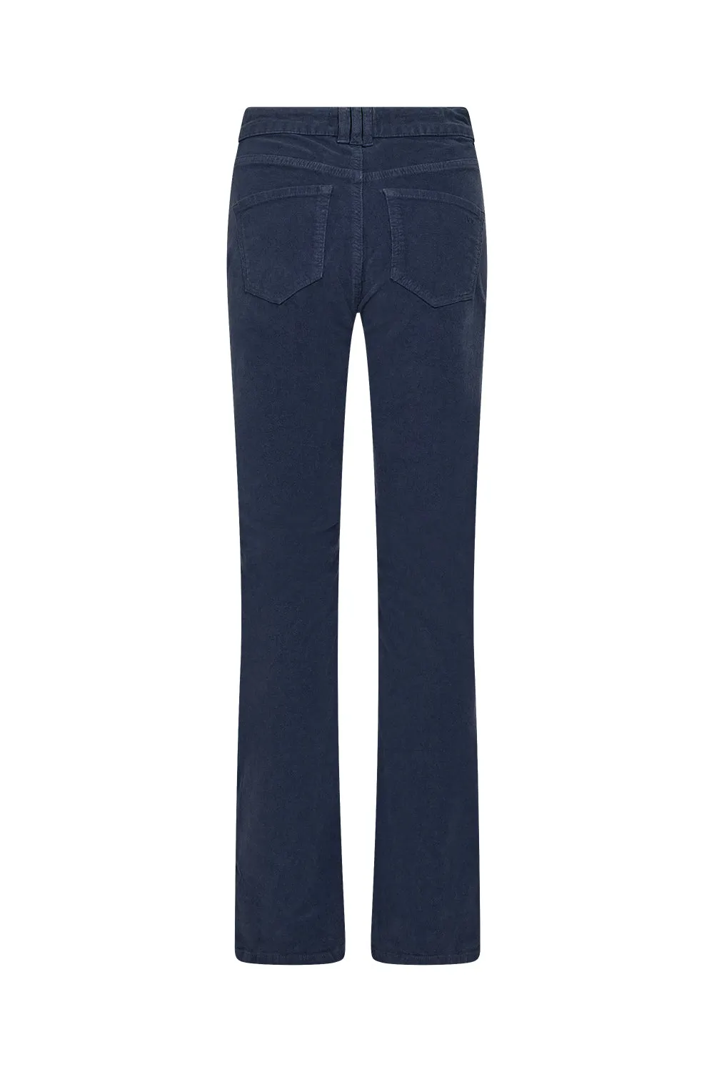 IVY-Tara Flare Jeans Baby Cord - Deep Navy Blue