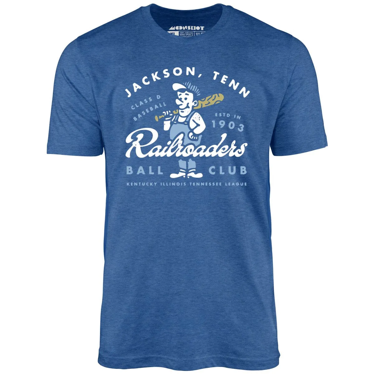 Jackson Railroaders - Tennessee - Vintage Defunct Baseball Teams - Unisex T-Shirt