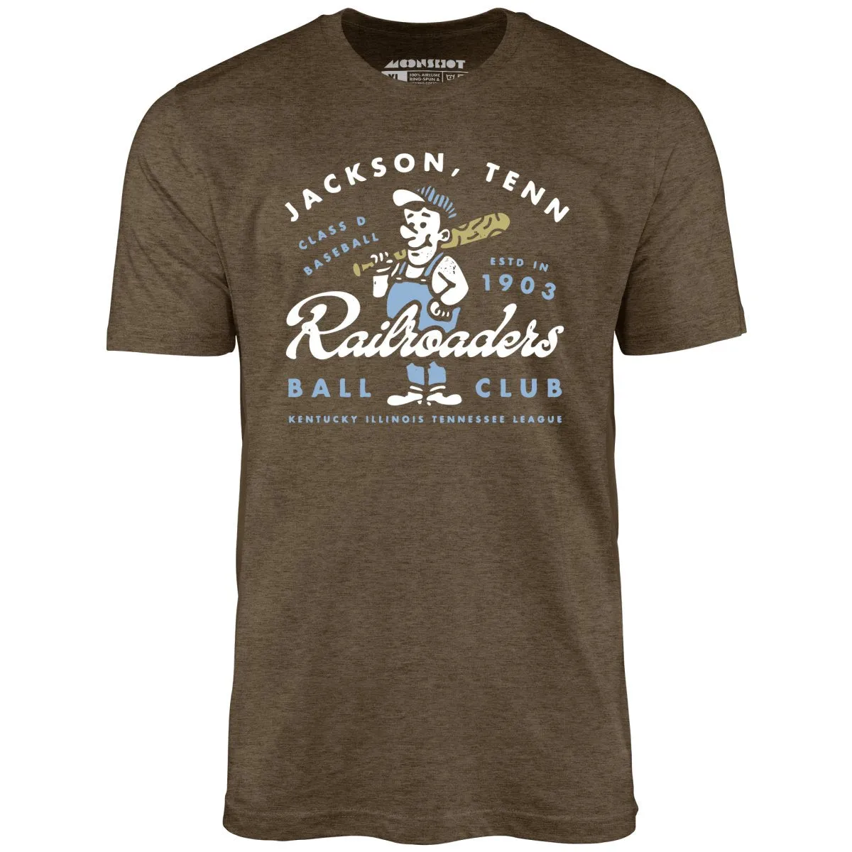 Jackson Railroaders - Tennessee - Vintage Defunct Baseball Teams - Unisex T-Shirt