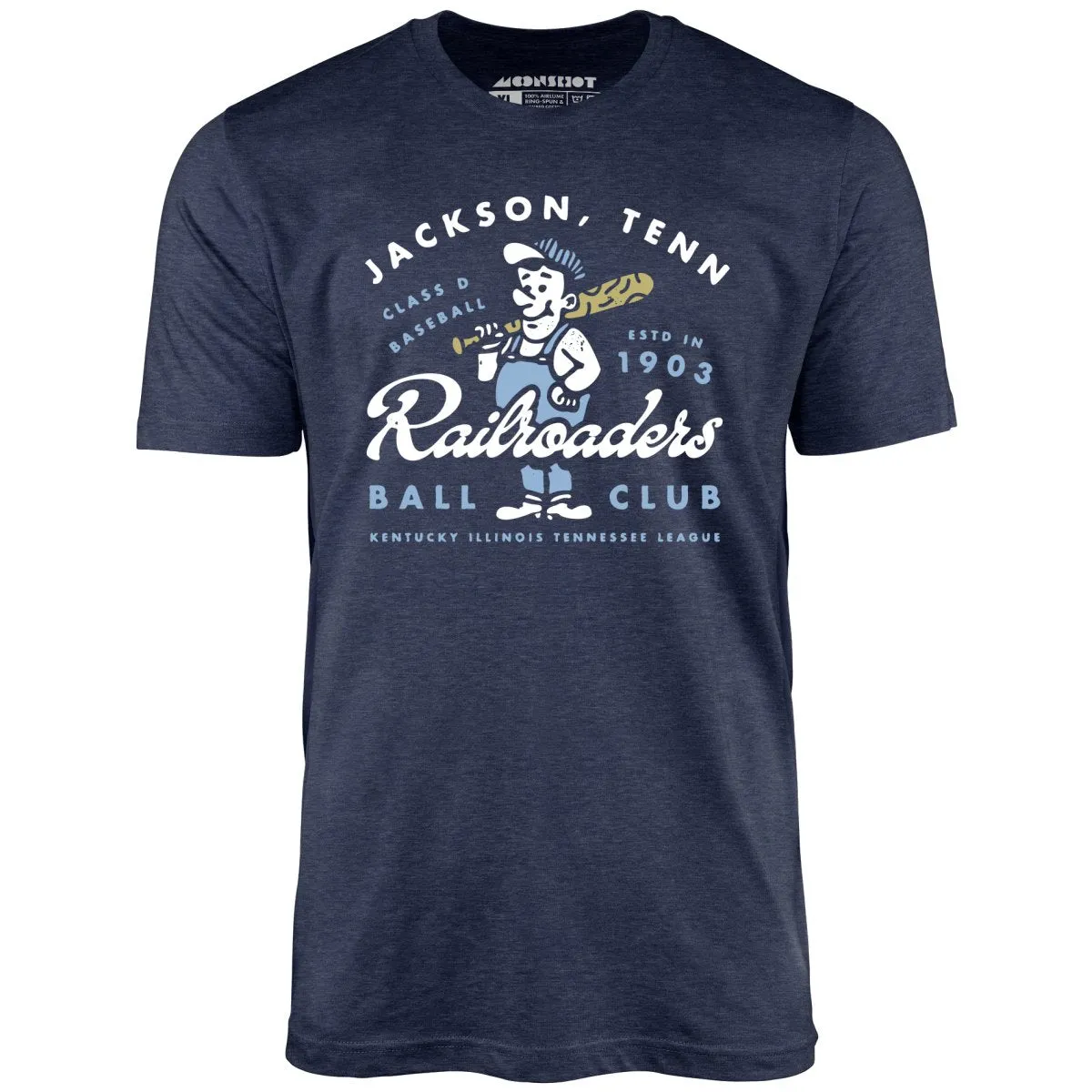 Jackson Railroaders - Tennessee - Vintage Defunct Baseball Teams - Unisex T-Shirt