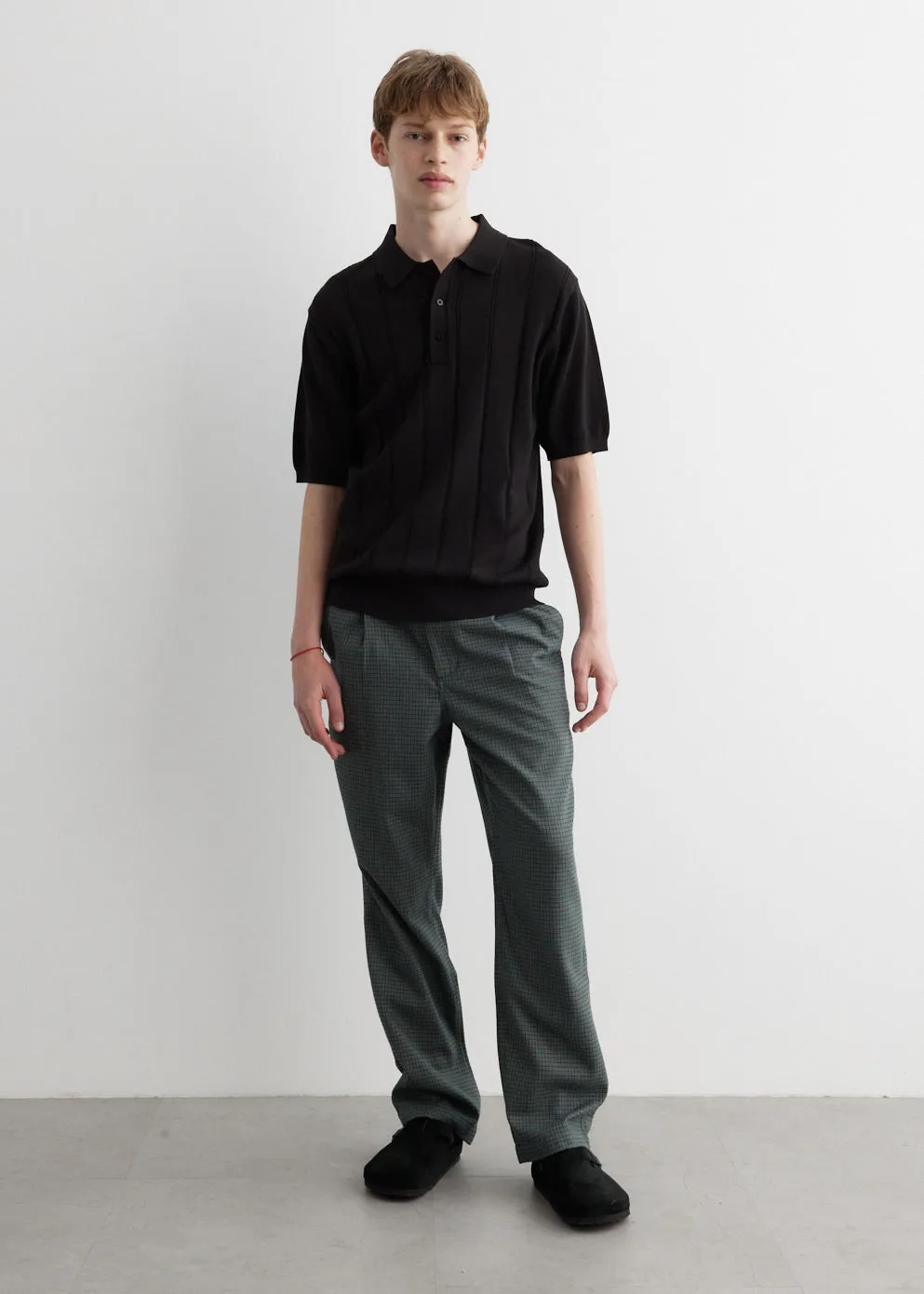 Jahmad Mini Cable Knit Polo