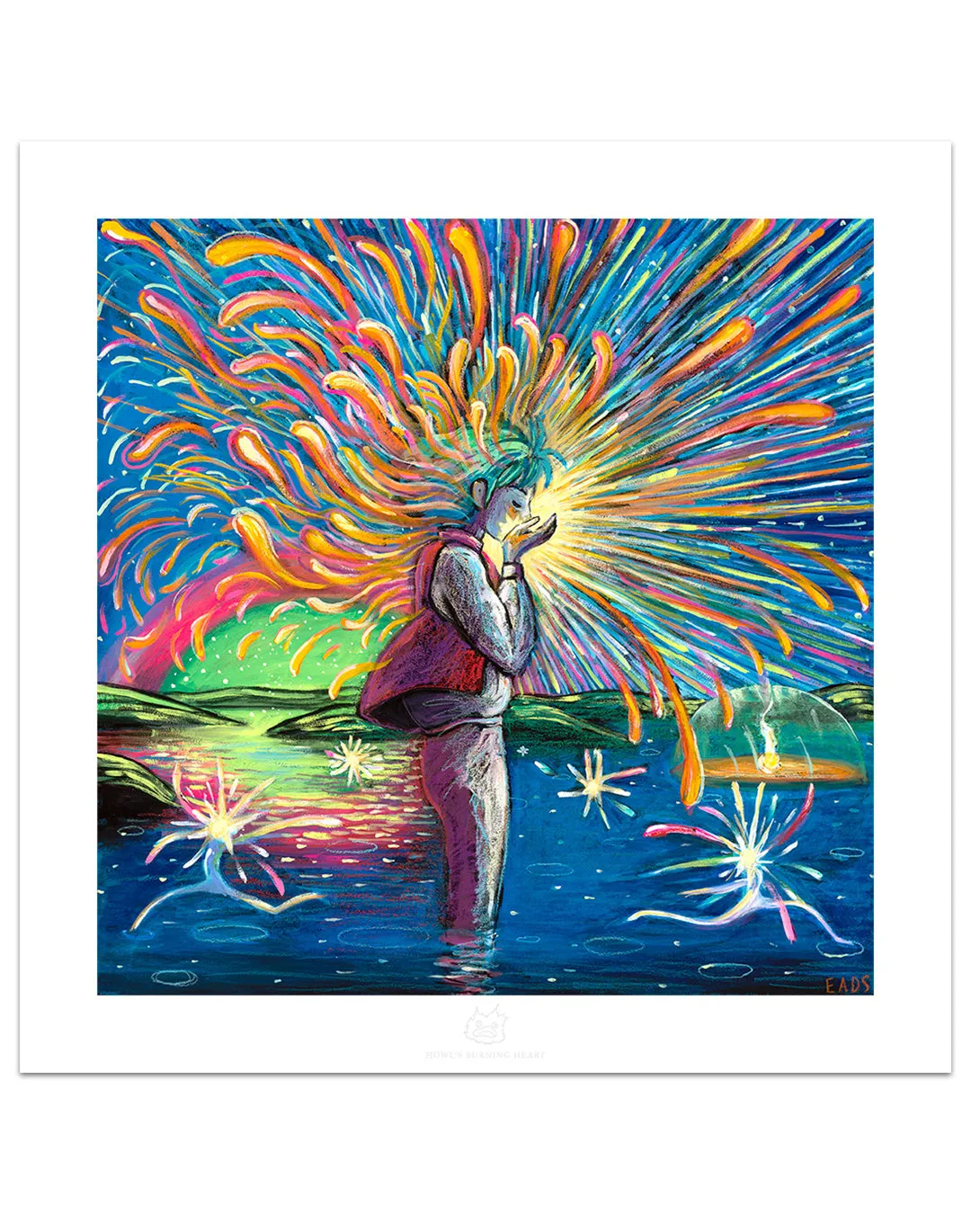 James R. Eads - "Howl's Burning Heart" print