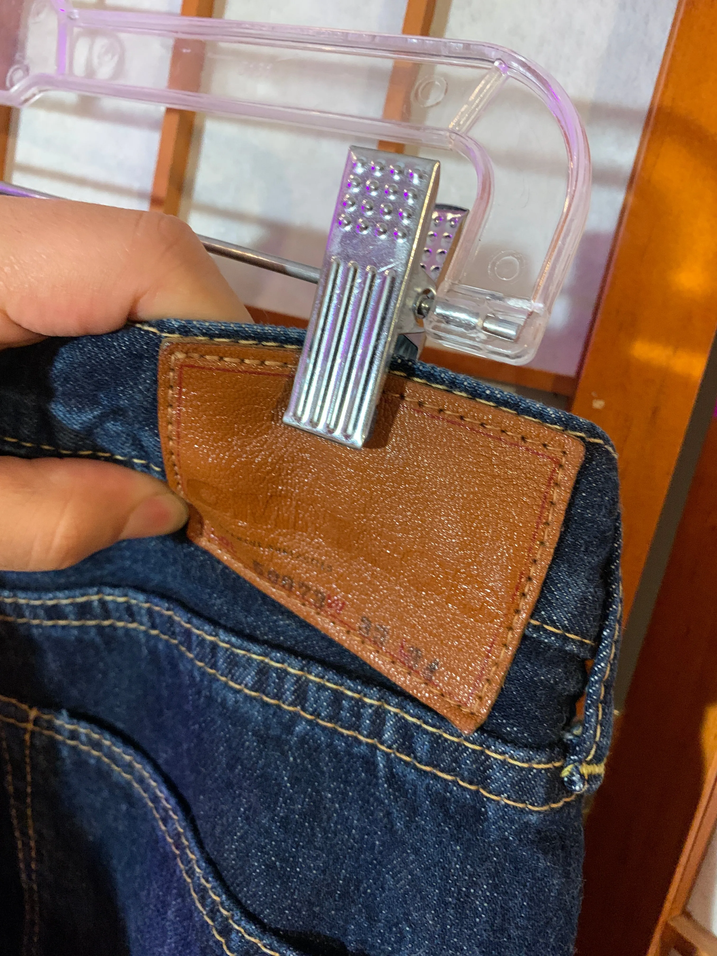 Japanese Selvedge Jeans, Omnigod Orange Line