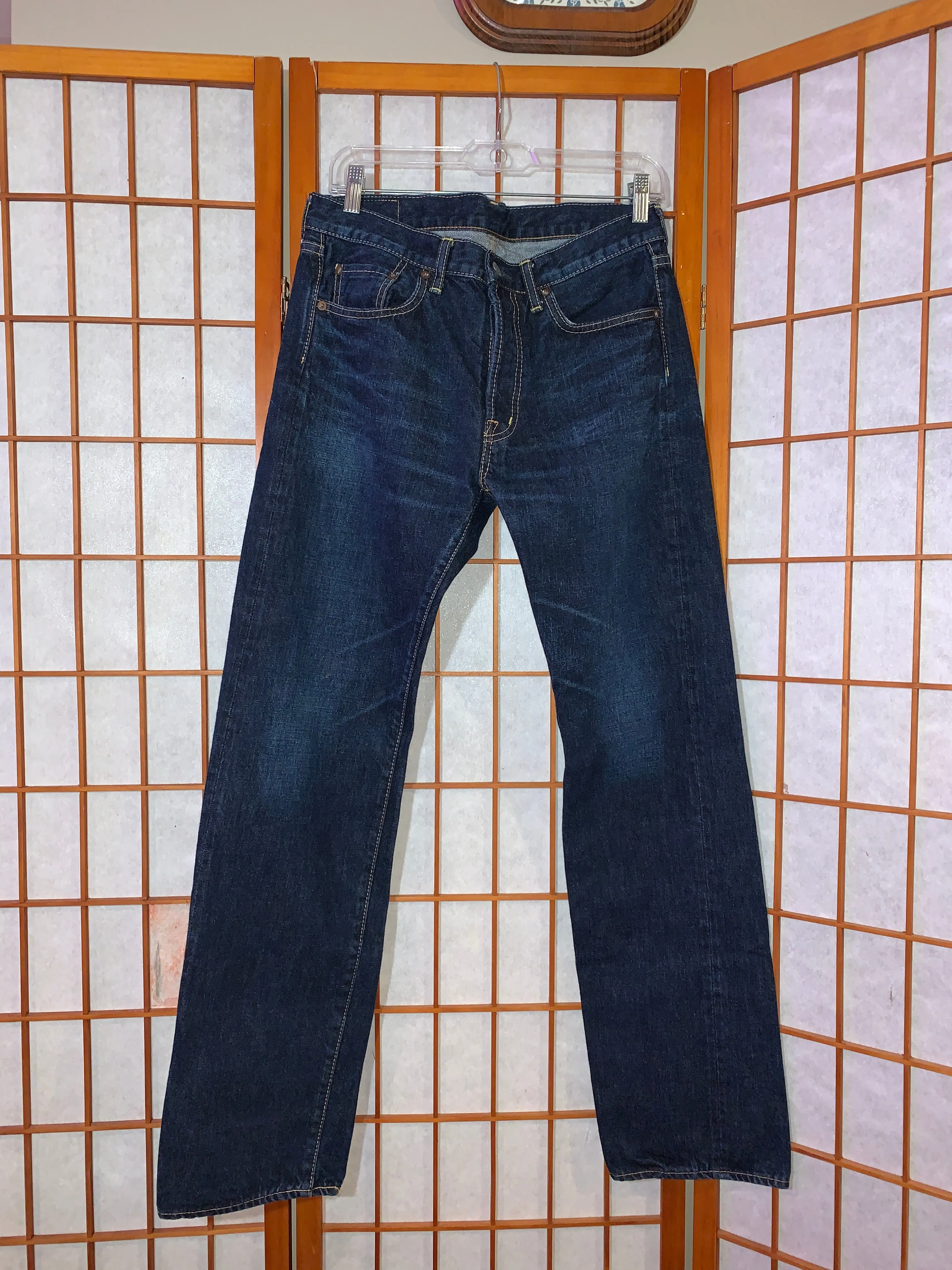 Japanese Selvedge Jeans, Omnigod Orange Line