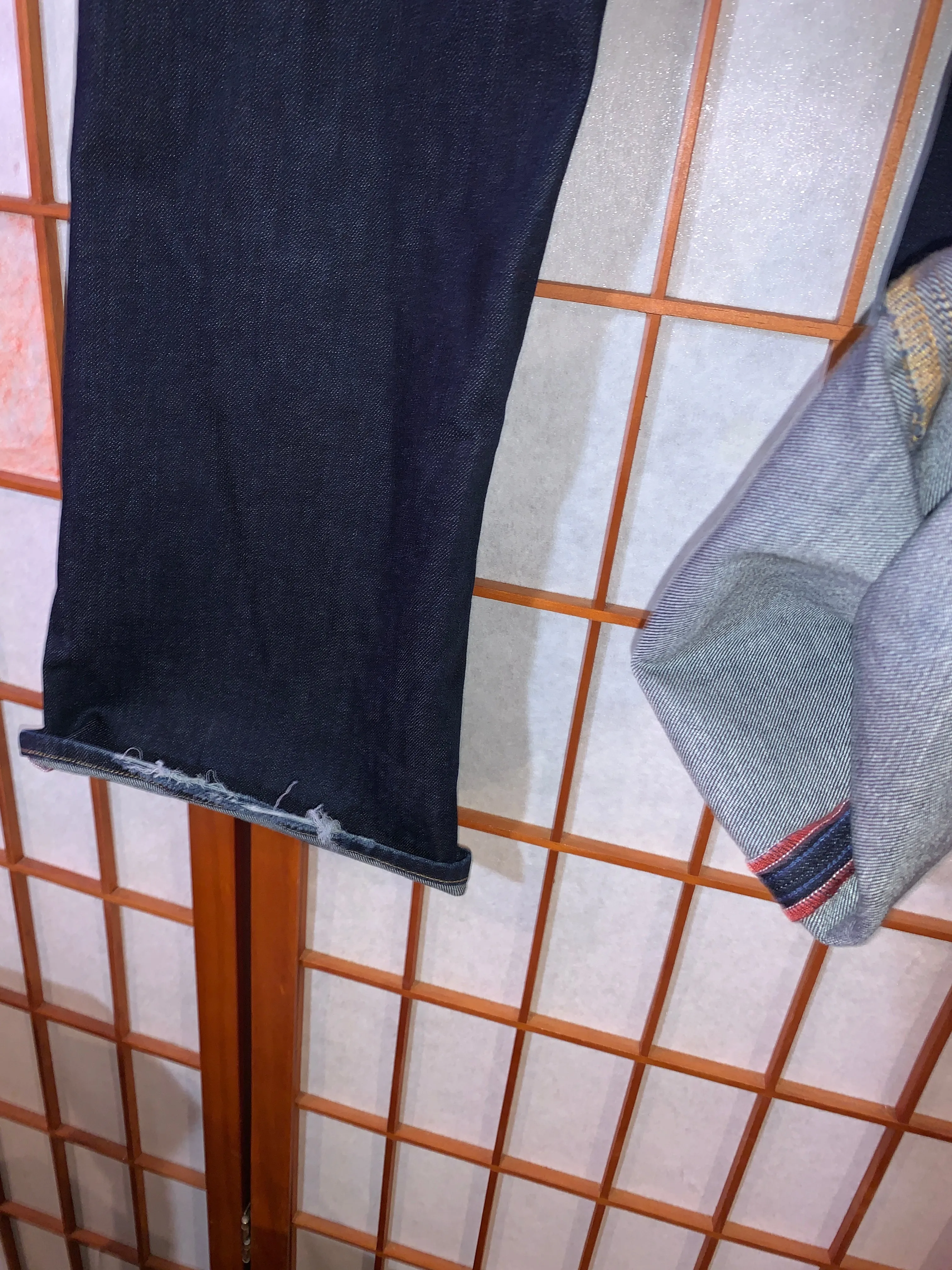Japanese Selvedge Jeans, Omnigod Orange Line