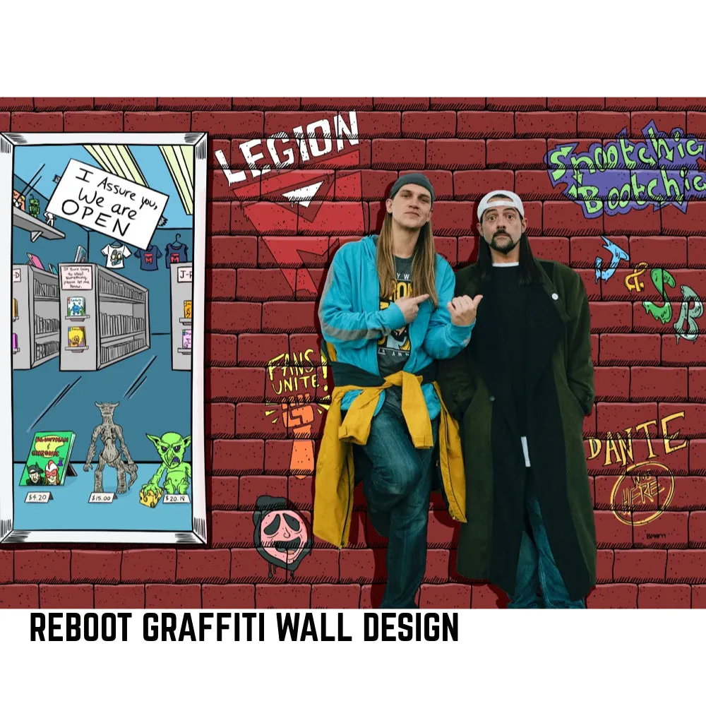 JAY & SILENT BOB REBOOT - Graffiti Wall Collab - Reboot Red
