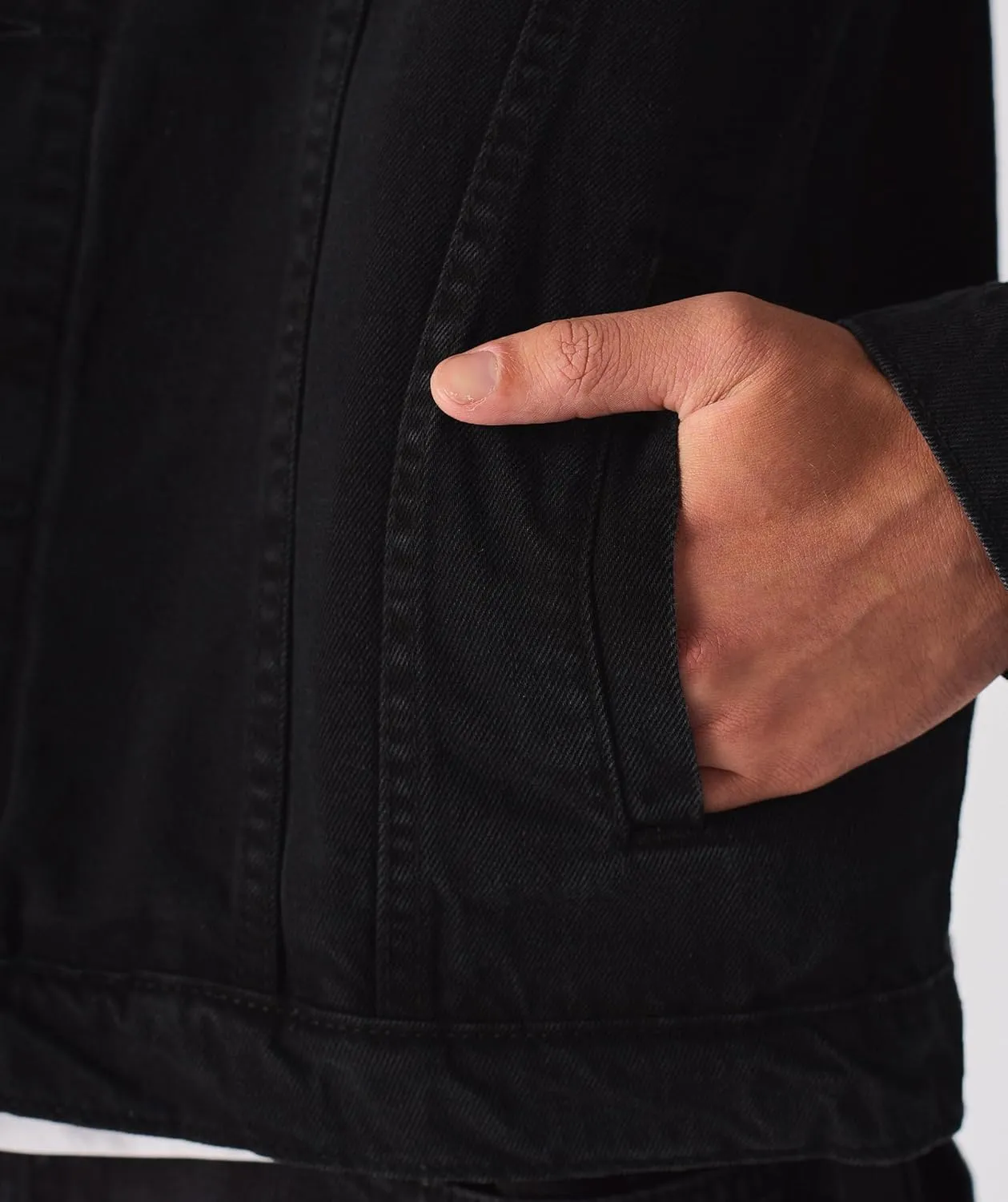 Jean Jacket For Men - Classic Trucker Style Slim Fit Casual Outerwear Button Down Cowboy Cut - Men's Denim Jacket