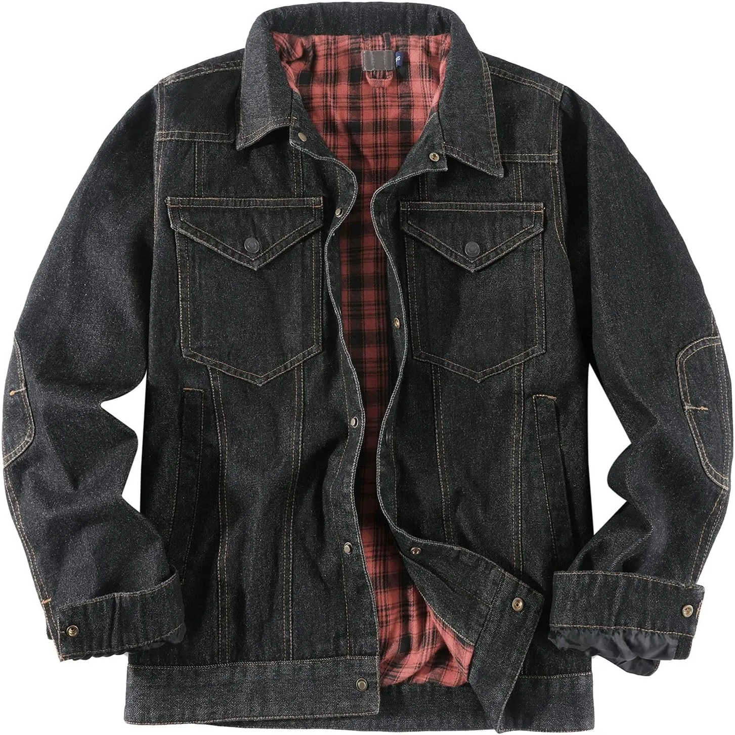 Jean Jacket Trucker Jackets for Men Classic Slim Fit Casual Outerwear Button Down Cowboy Cut Men's Denim Jacket
