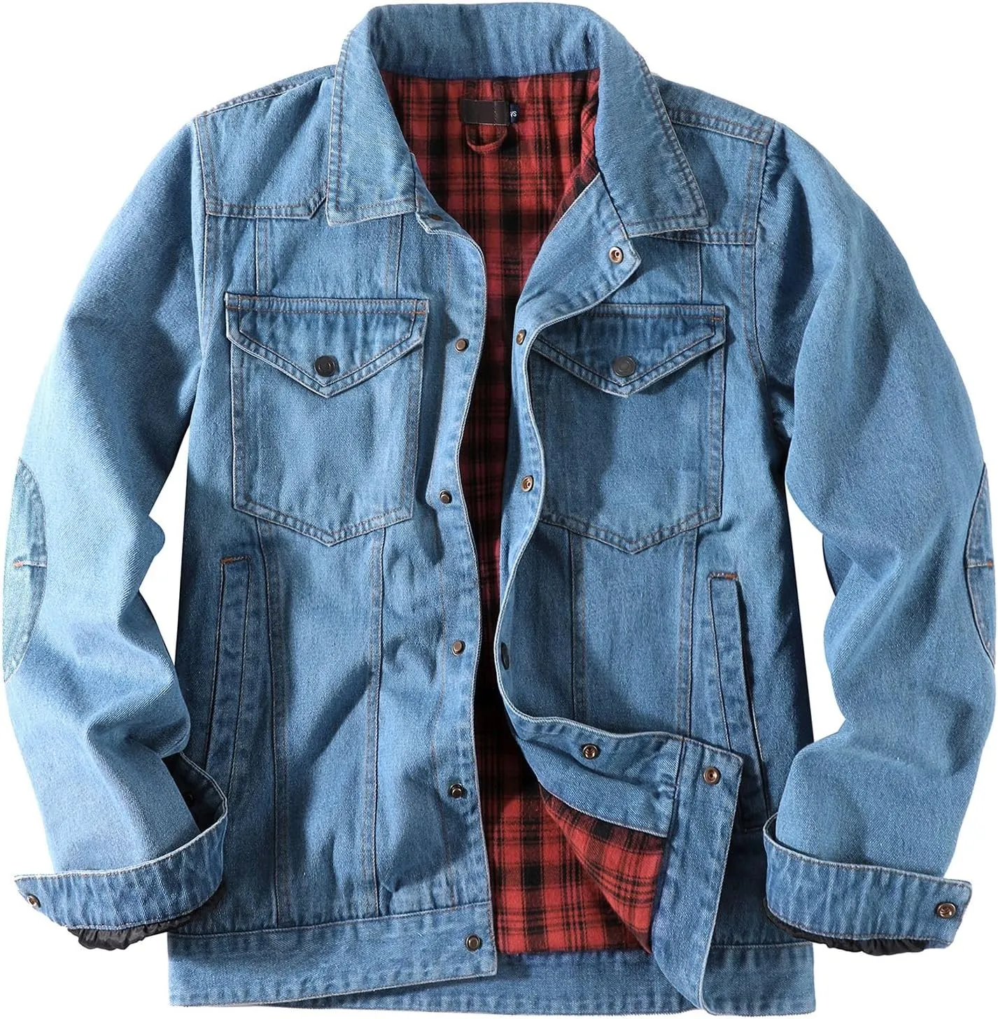 Jean Jacket Trucker Jackets for Men Classic Slim Fit Casual Outerwear Button Down Cowboy Cut Men's Denim Jacket