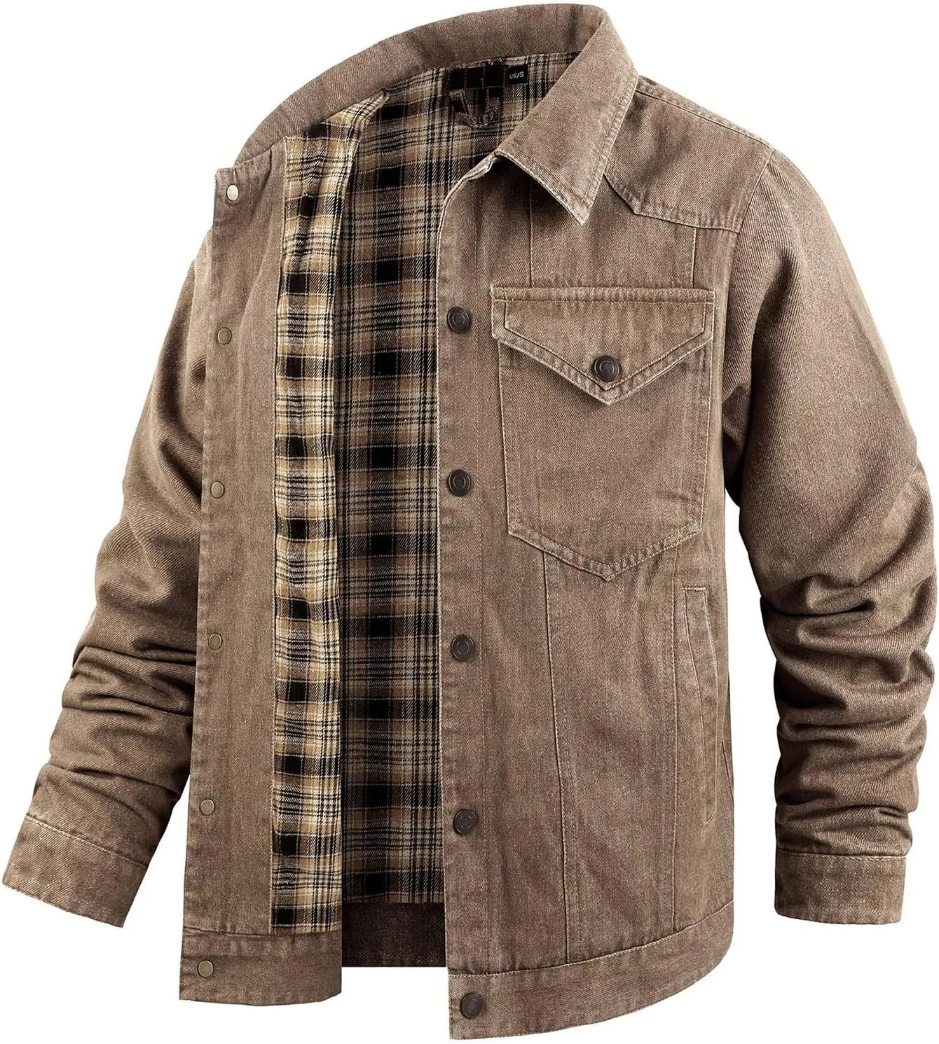 Jean Jacket Trucker Jackets for Men Classic Slim Fit Casual Outerwear Button Down Cowboy Cut Men's Denim Jacket