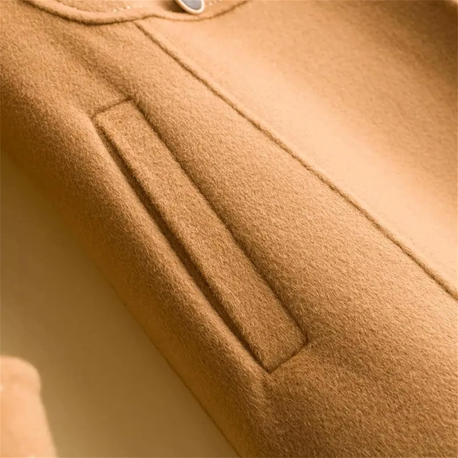 Jegsnoe Women Wool Coat Winter Wool Blend Coat Autumn Wool Long Jacket Female Cashmere Overcoat