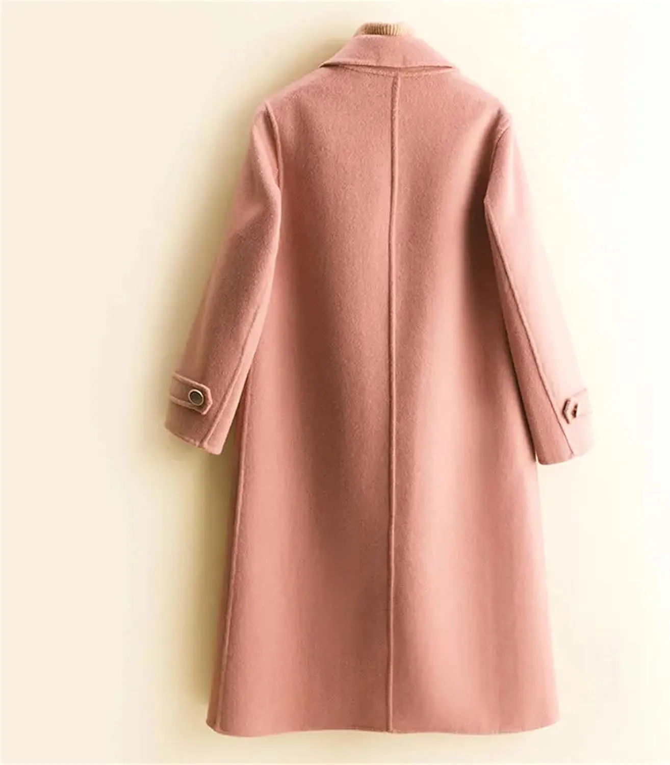 Jegsnoe Women Wool Coat Winter Wool Blend Coat Autumn Wool Long Jacket Female Cashmere Overcoat