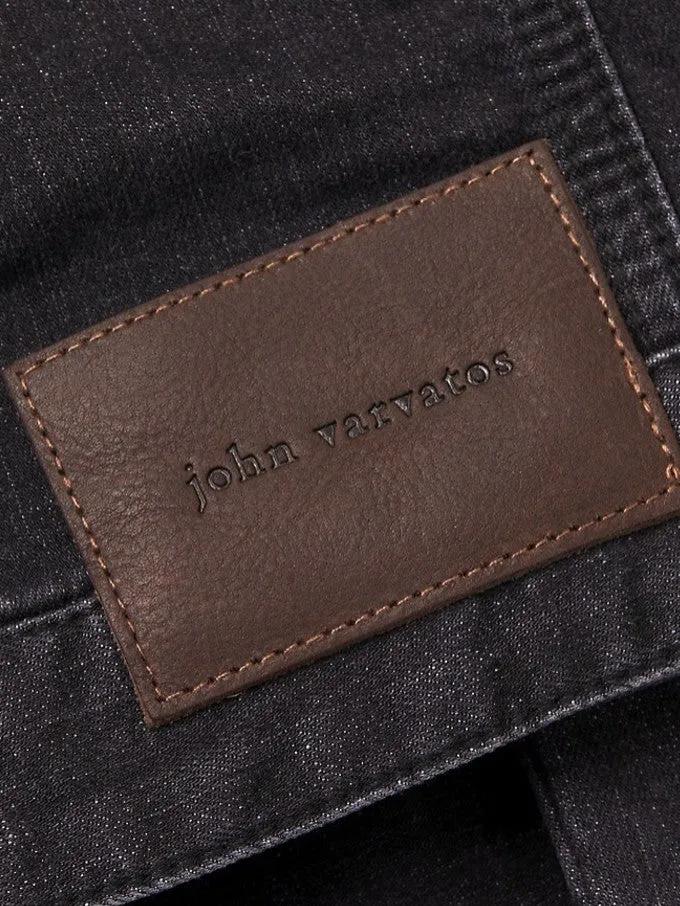 John Varvatos Benny Modern Trucker Jacket - Black Sand
