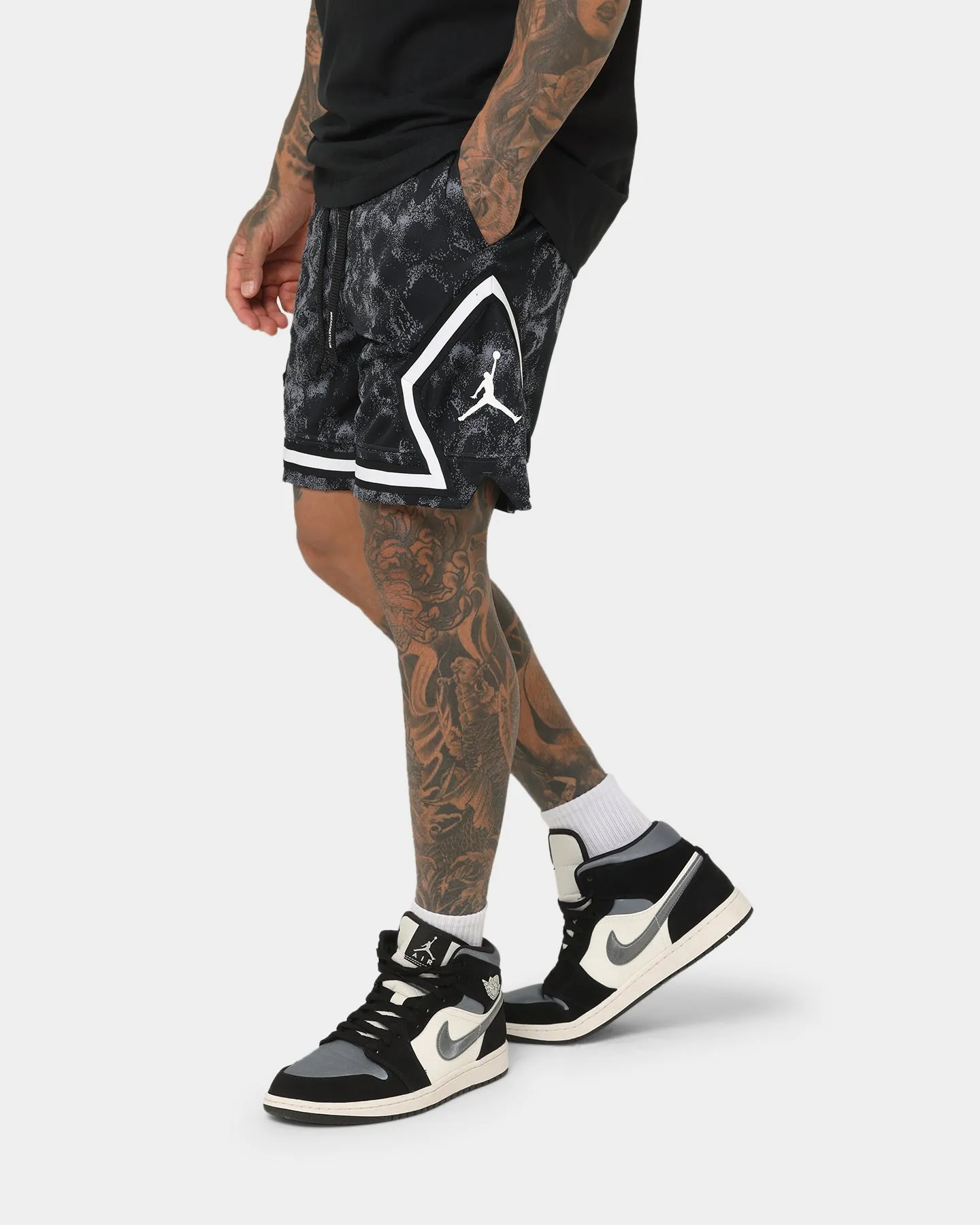 Jordan Dri-FIT Sport Diamond Shorts Dark Shadow/Black