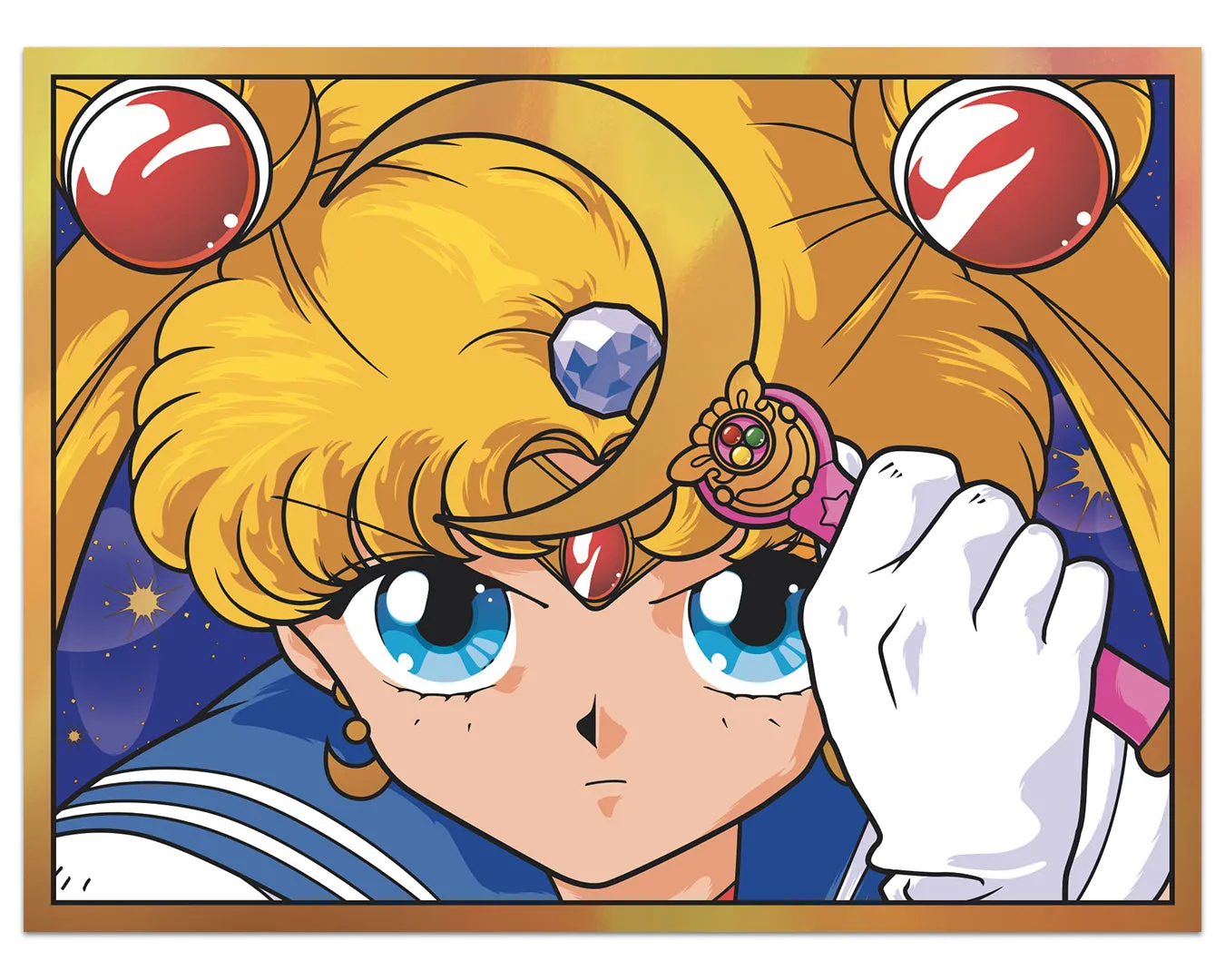 Joshua Budich - "And now in the name of the Moon, I'll punish you! (SAILOR MOON)" print