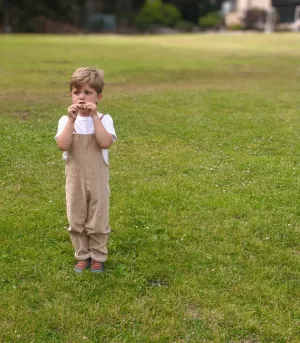 Jumping-Jax Kids Camel Corduroy Overalls