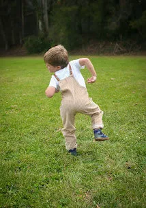 Jumping-Jax Kids Camel Corduroy Overalls