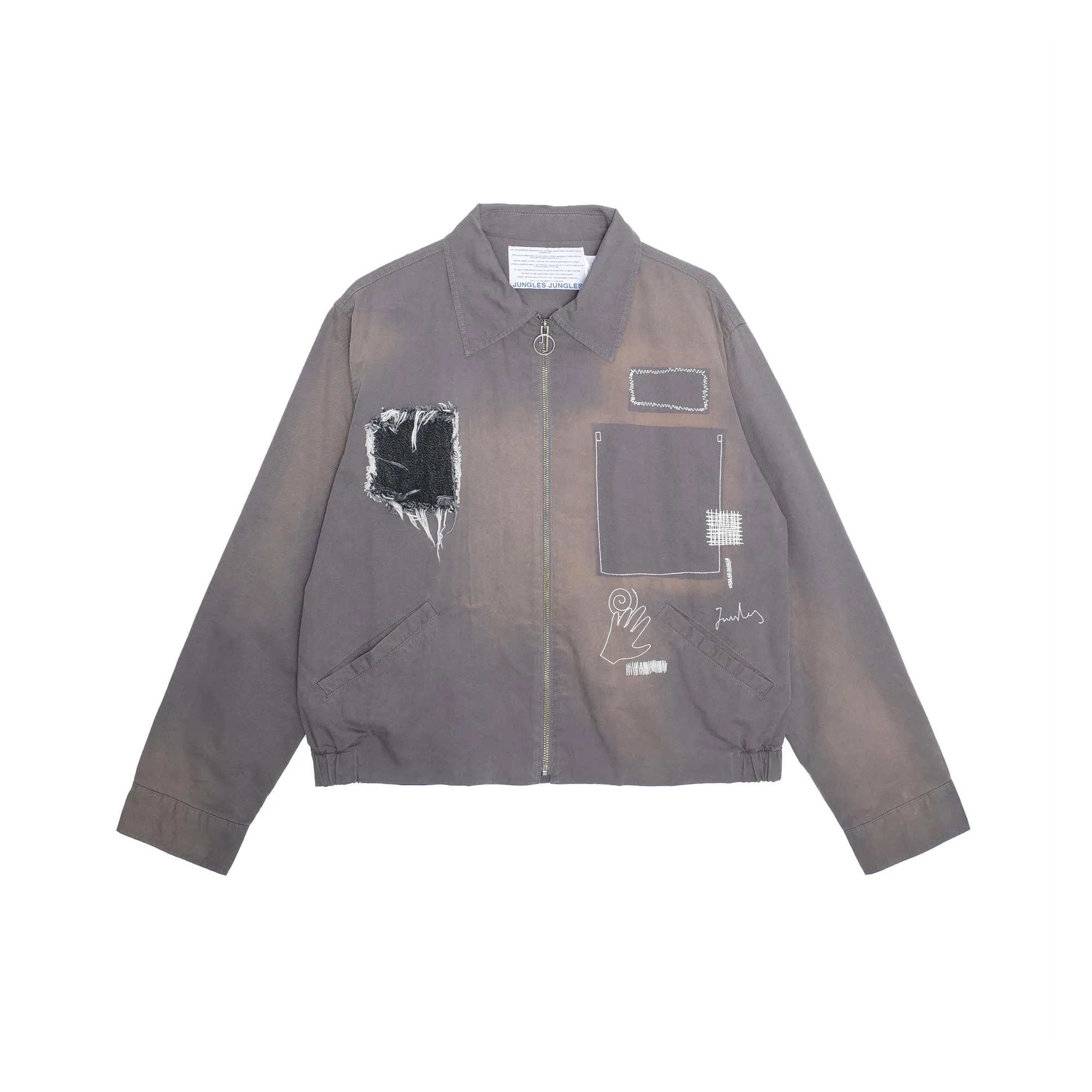 Jungles Mens Sunbleached Trucker Jacket