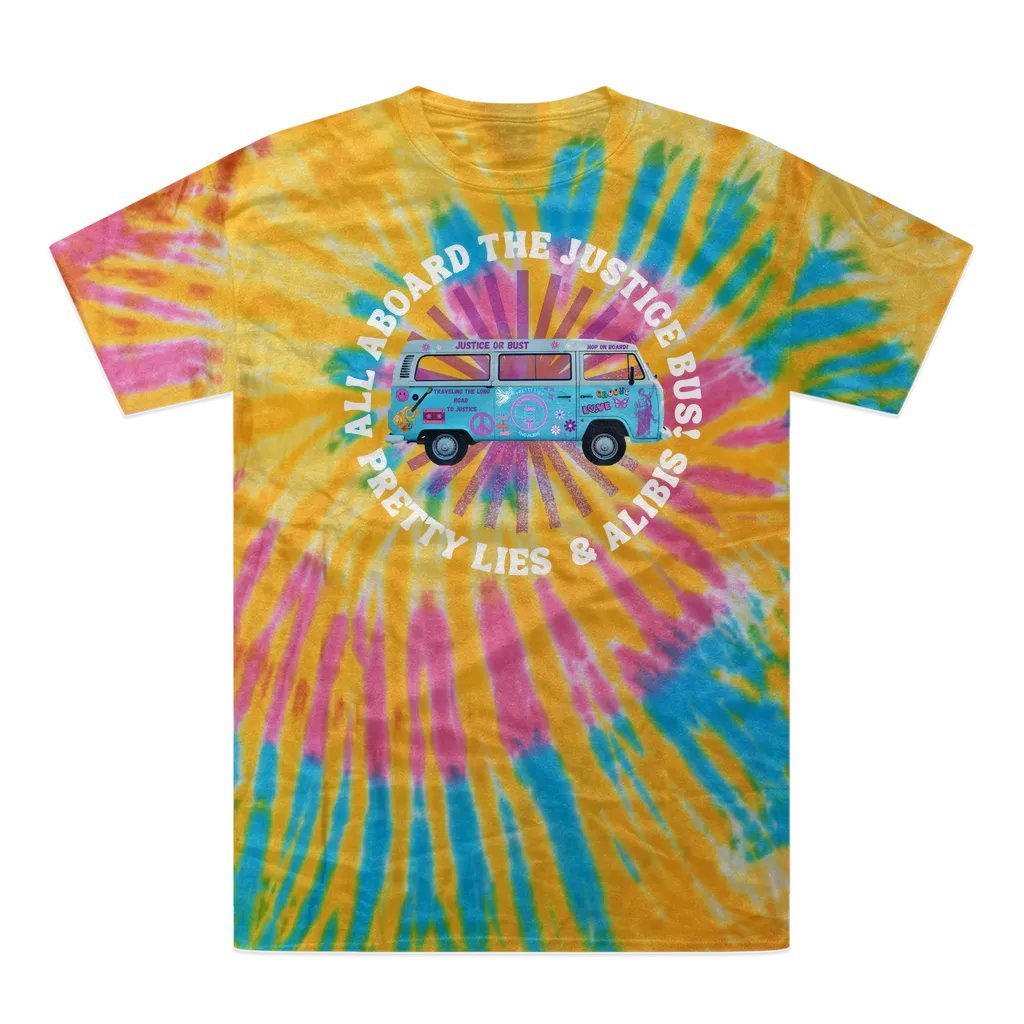 Justice Bus Tie Dye Tie-Dye T-Shirt