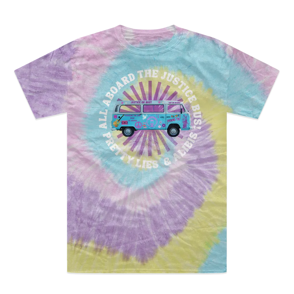 Justice Bus Tie Dye Tie-Dye T-Shirt