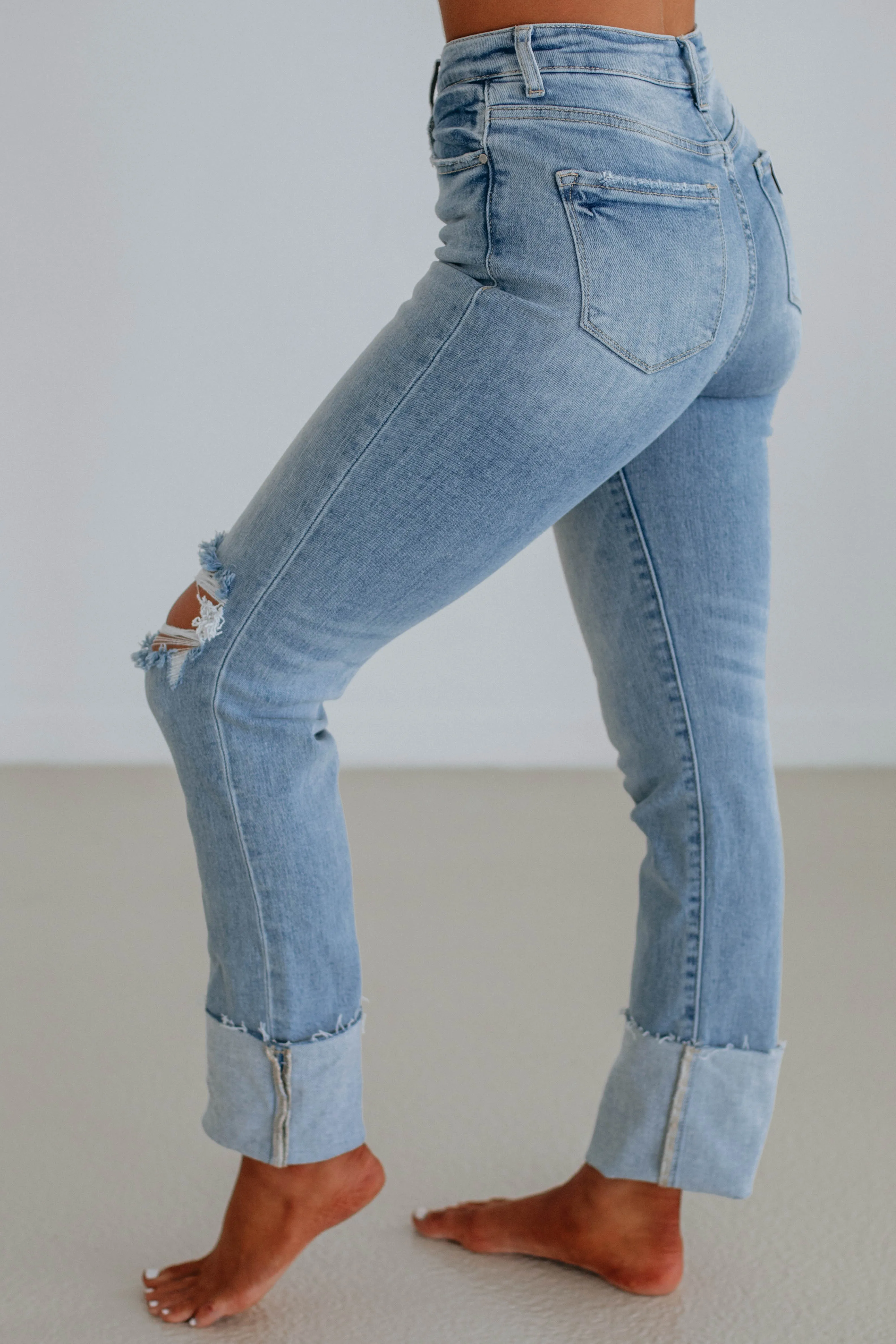 Kalen Risen Jeans - Light Wash