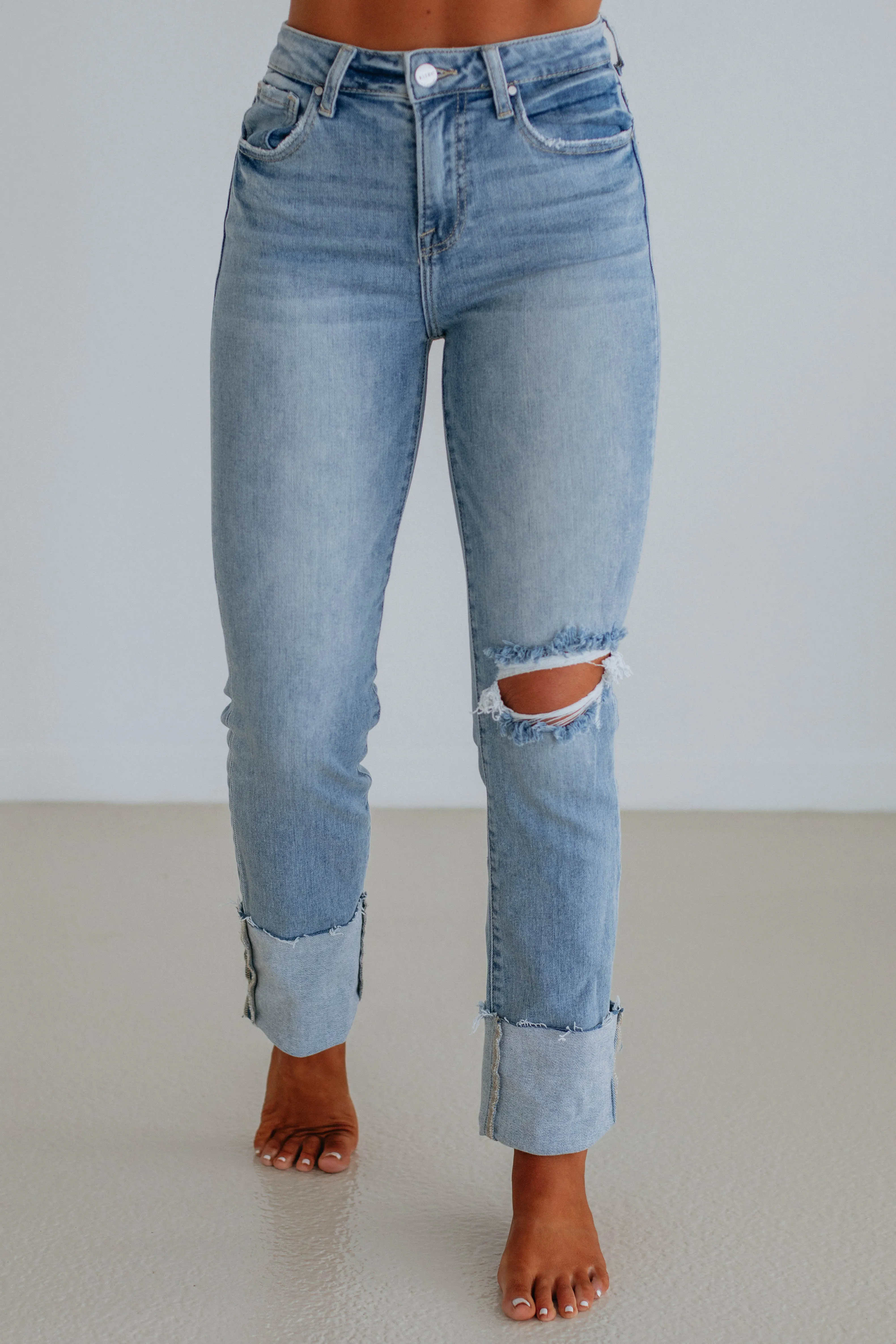 Kalen Risen Jeans - Light Wash