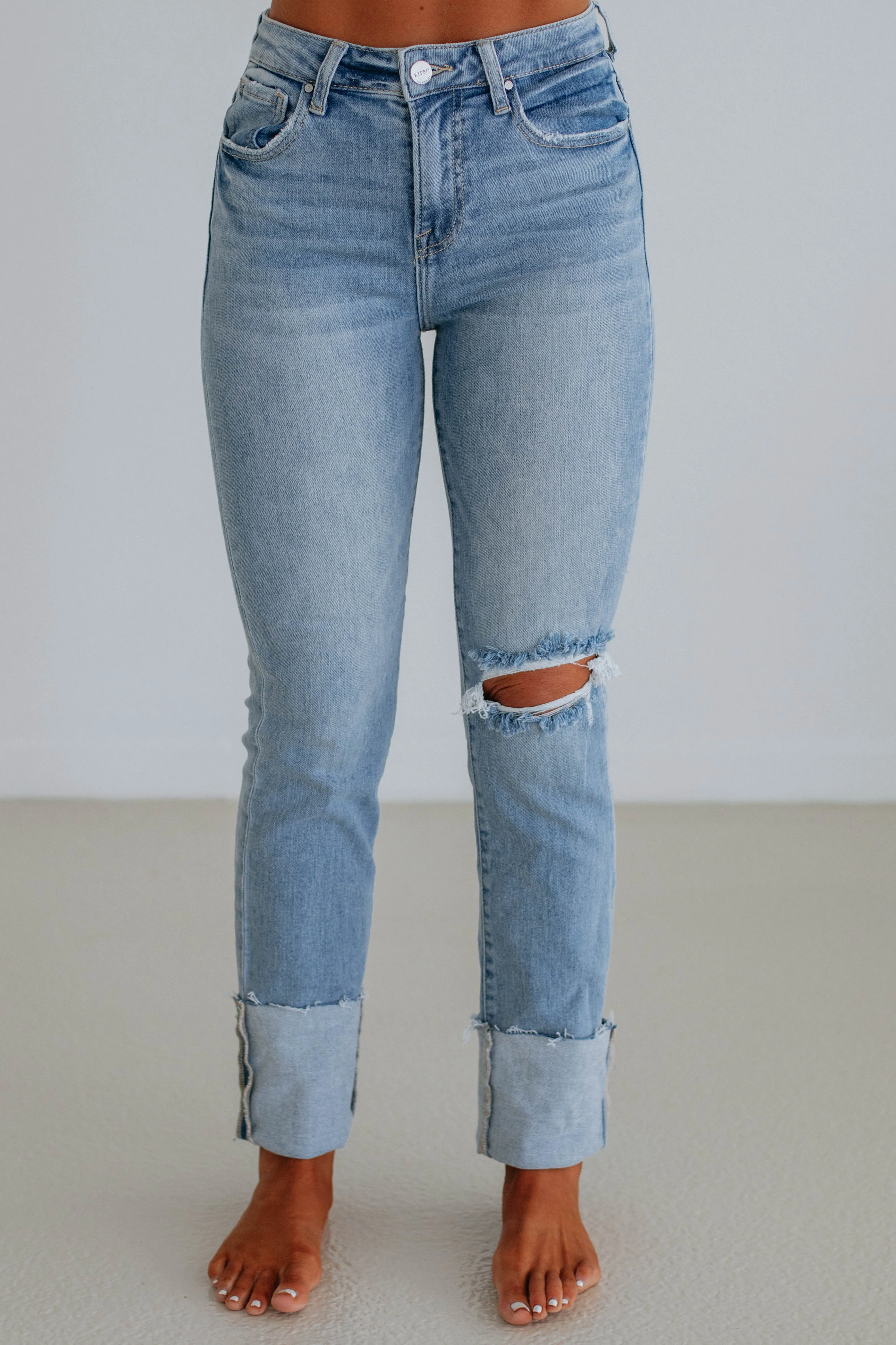 Kalen Risen Jeans - Light Wash